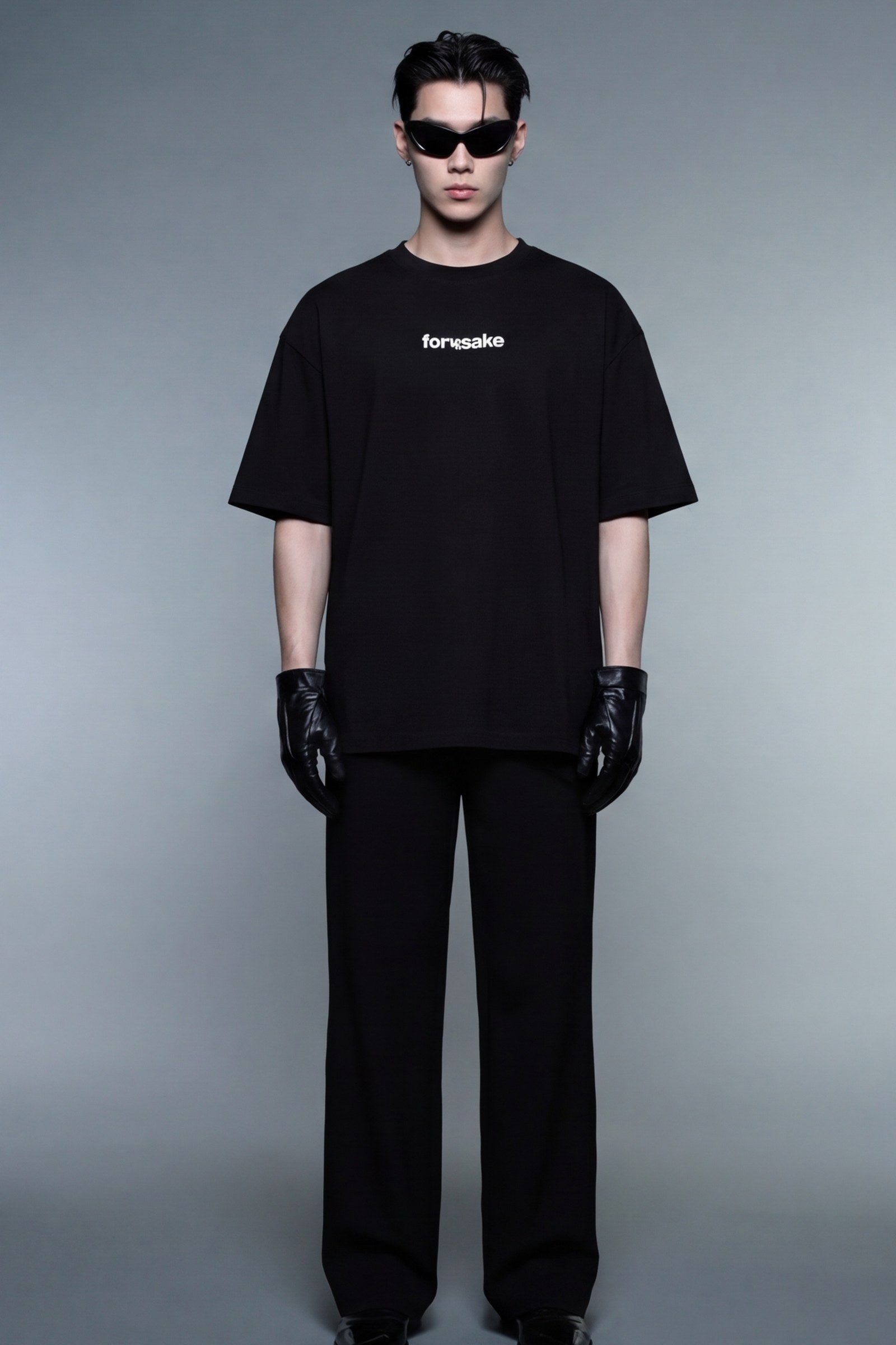FFS cropped 2:3 | original_media:gid://shopify/MediaImage/30934094381159 | position:4 | Forfksake No Guest List T-Shirt Black