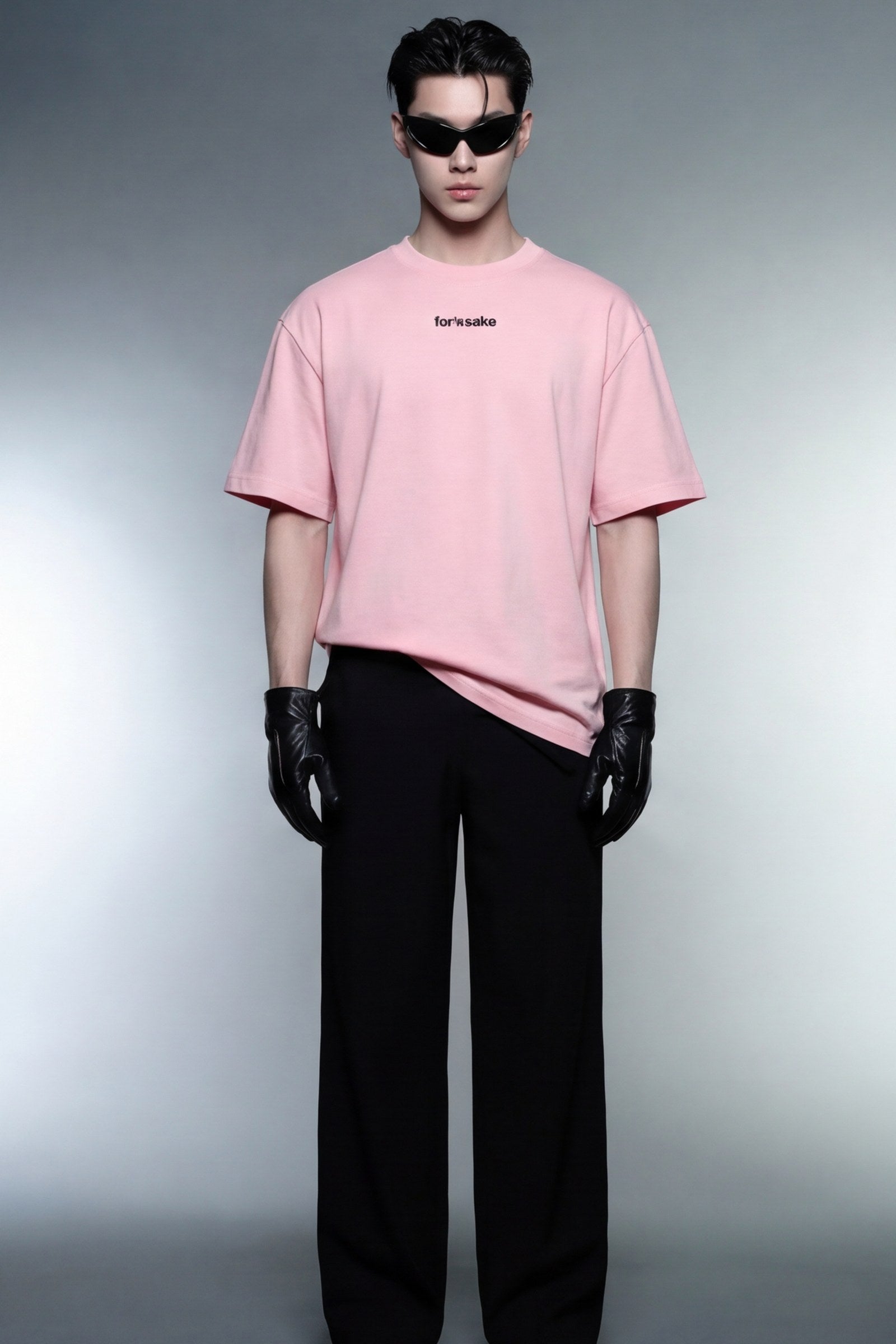 FFS cropped 2:3 | original_media:gid://shopify/MediaImage/30934099787879 | position:4 | Forfksake Nobody Pink T-Shirt