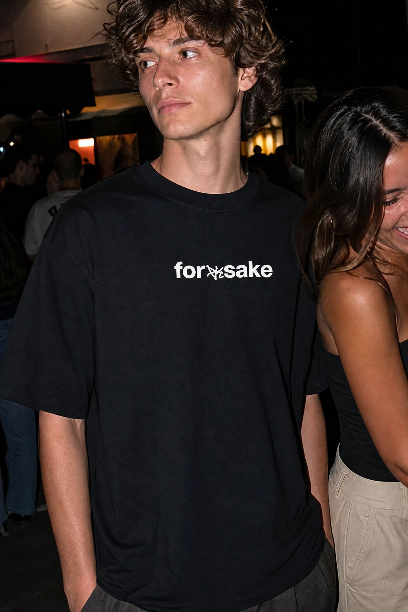 FFS cropped 2:3 | original_media:gid://shopify/MediaImage/30934103556199 | position:4 | Forfksake Overconfident Narcissist Black T-Shirt