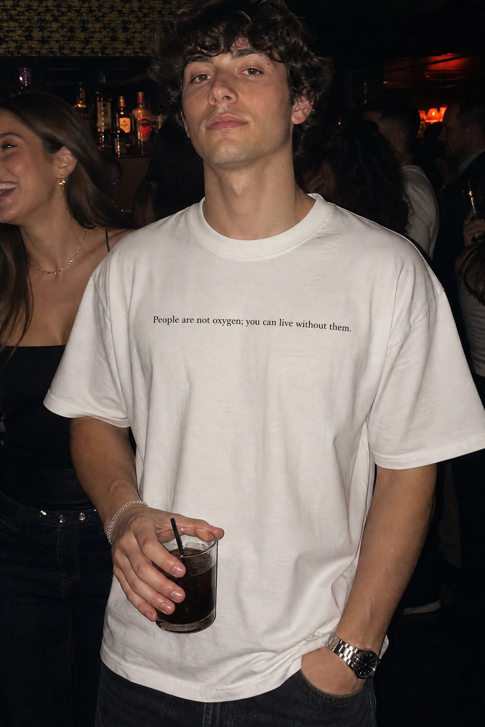 FFS cropped 2:3 | original_media:gid://shopify/MediaImage/30934123249767 | position:4 | Forfksake Pink Panther White T-Shirt