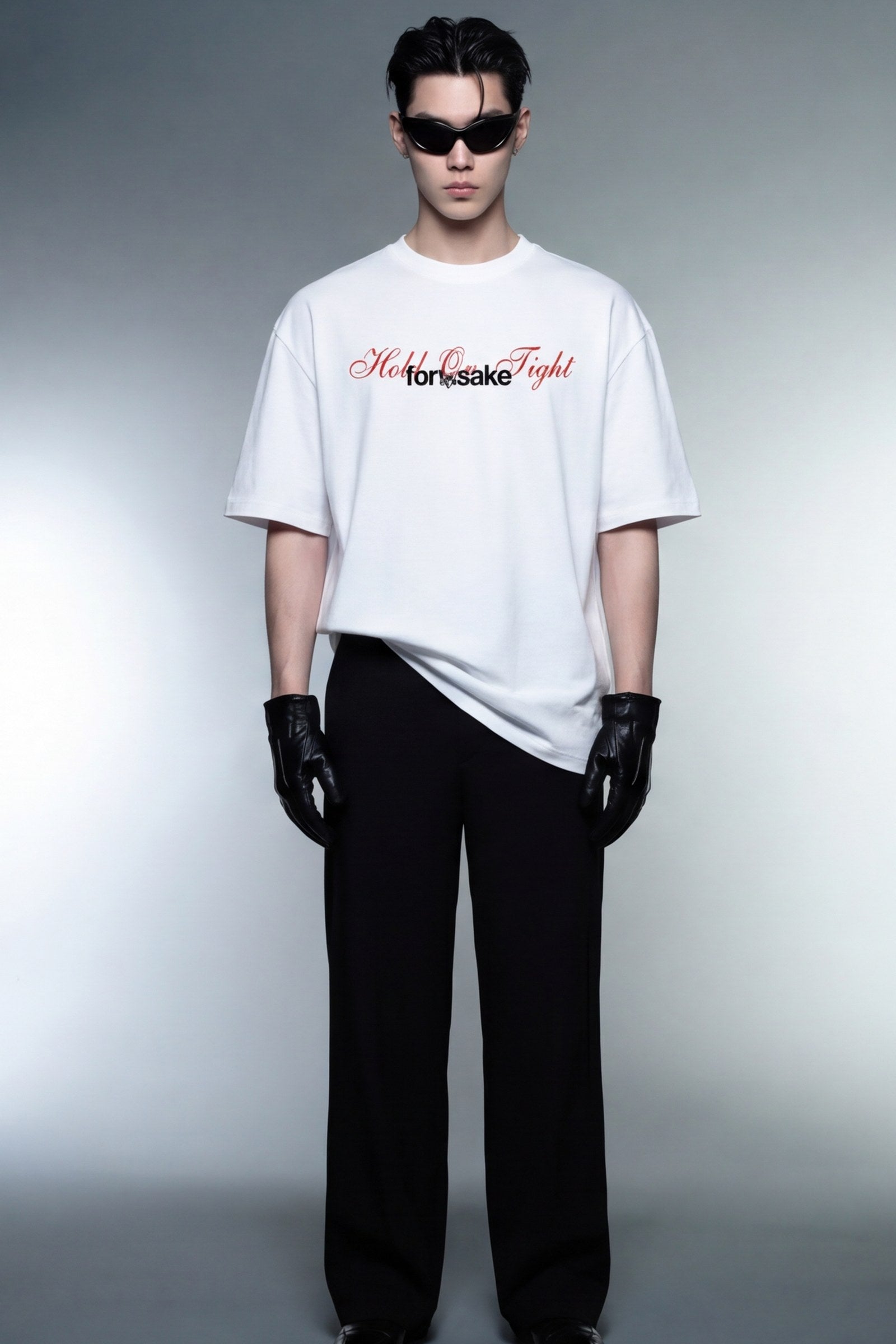 FFS cropped 2:3 | original_media:gid://shopify/MediaImage/30934128099431 | position:4 | Forfksake Play Your Hand White T-Shirt