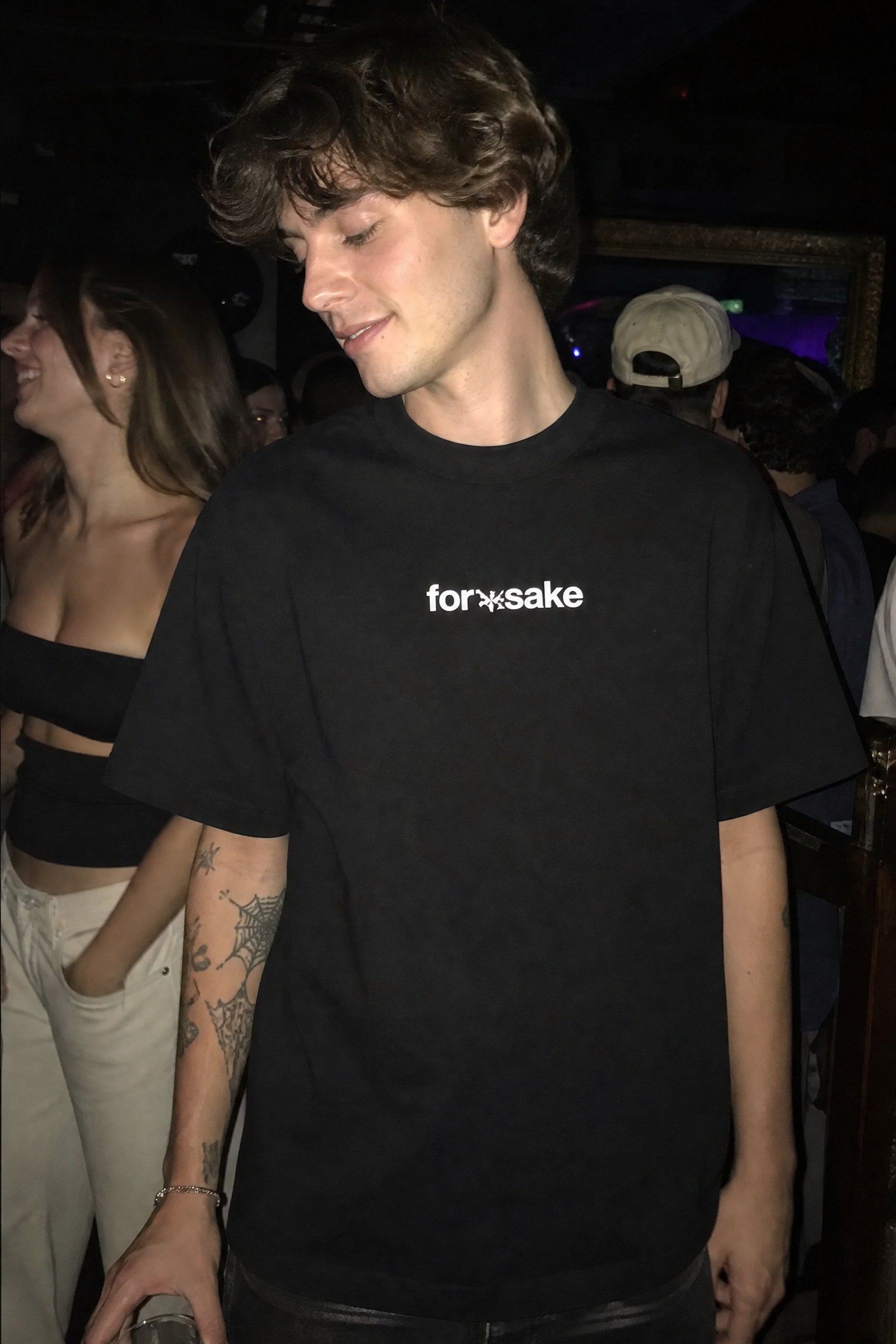 FFS cropped 2:3 | original_media:gid://shopify/MediaImage/30934140223591 | position:4 | Forfksake Protect The World T-Shirt Black