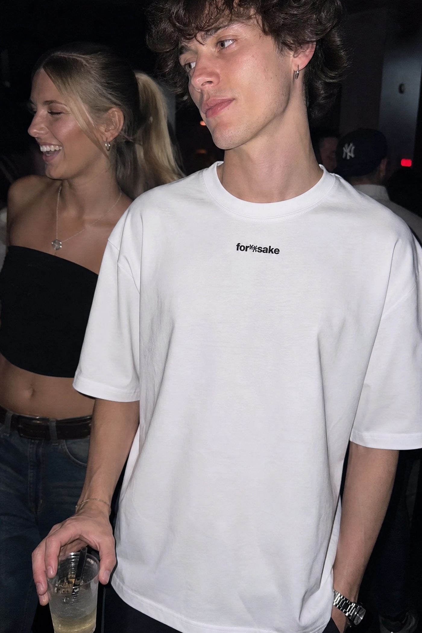 FFS cropped 2:3 | original_media:gid://shopify/MediaImage/30934172598375 | position:4 | Forfksake Sequeal White T-Shirt