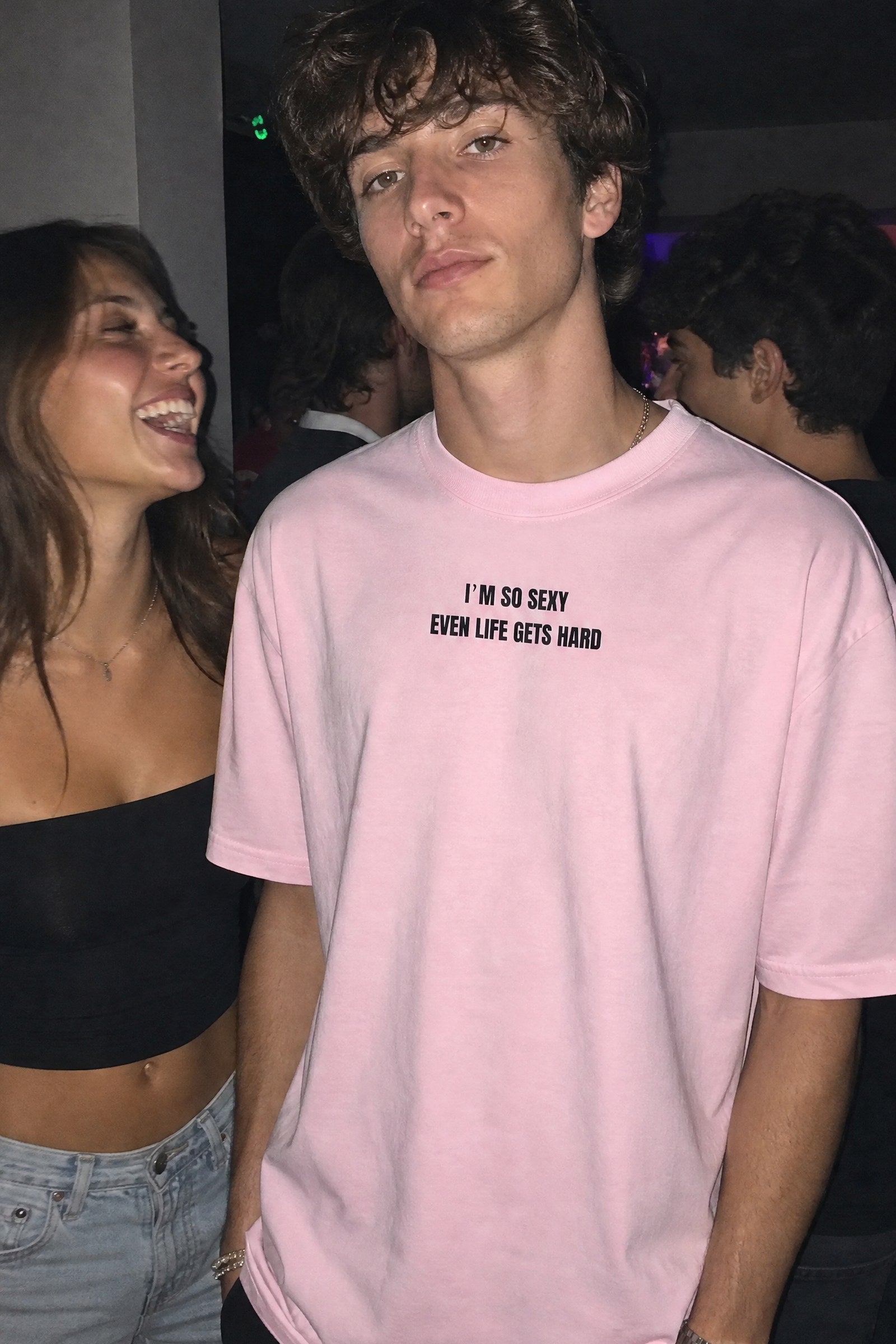 FFS cropped 2:3 | original_media:gid://shopify/MediaImage/30934180462695 | position:4 | Forfksake Sexy Pink T-Shirt