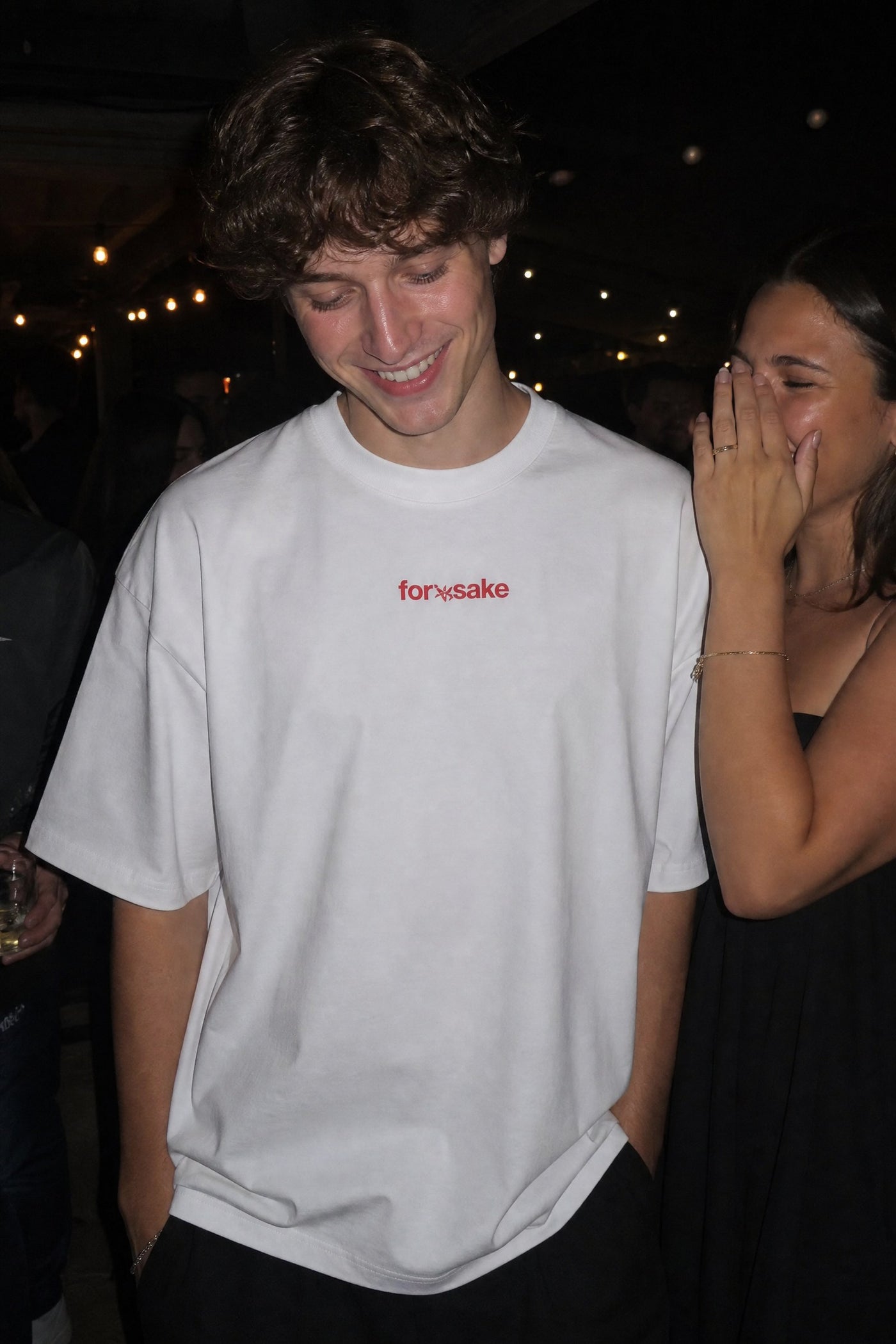 FFS cropped 2:3 | original_media:gid://shopify/MediaImage/30934190260327 | position:4 | Forfksake Small Circle Big Checks T-Shirt White