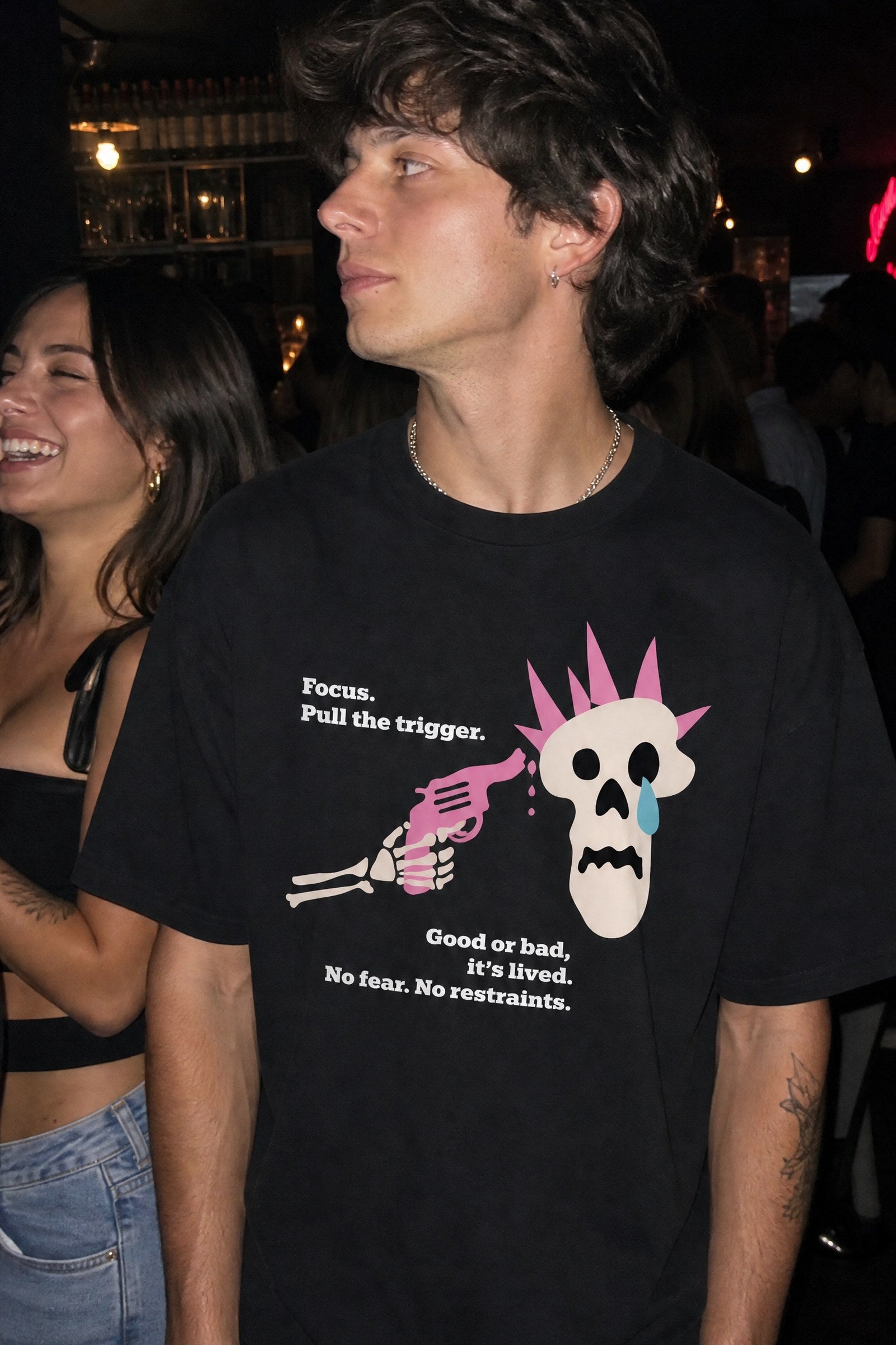 FFS cropped 2:3 | original_media:gid://shopify/MediaImage/30934262022247 | position:4 | Forfksake Trigger Pull Tee - Black