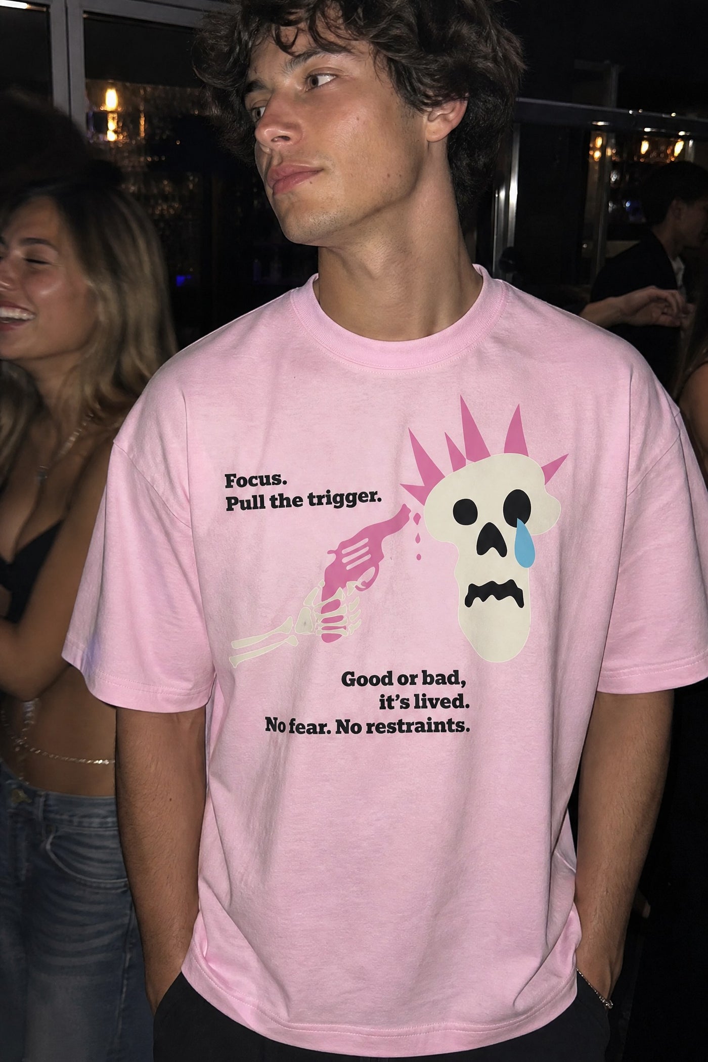 FFS cropped 2:3 | original_media:gid://shopify/MediaImage/30934263660647 | position:4 | Forfksake Trigger Pull Tee - Pink