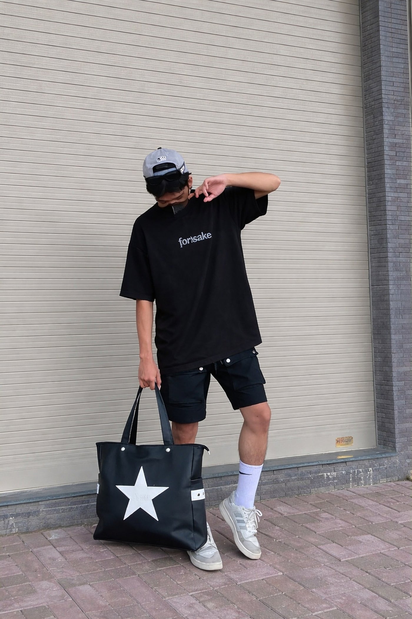 FFS cropped 2:3 | original_media:gid://shopify/MediaImage/30934346104935 | position:4 | Forfksake Born To Fuck Black T-Shirt