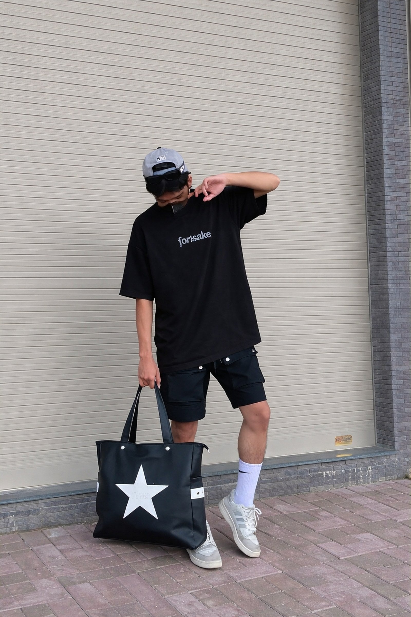 FFS cropped 2:3 | original_media:gid://shopify/MediaImage/30934346104935 | position:4 | Forfksake Born To Fuck Black T-Shirt