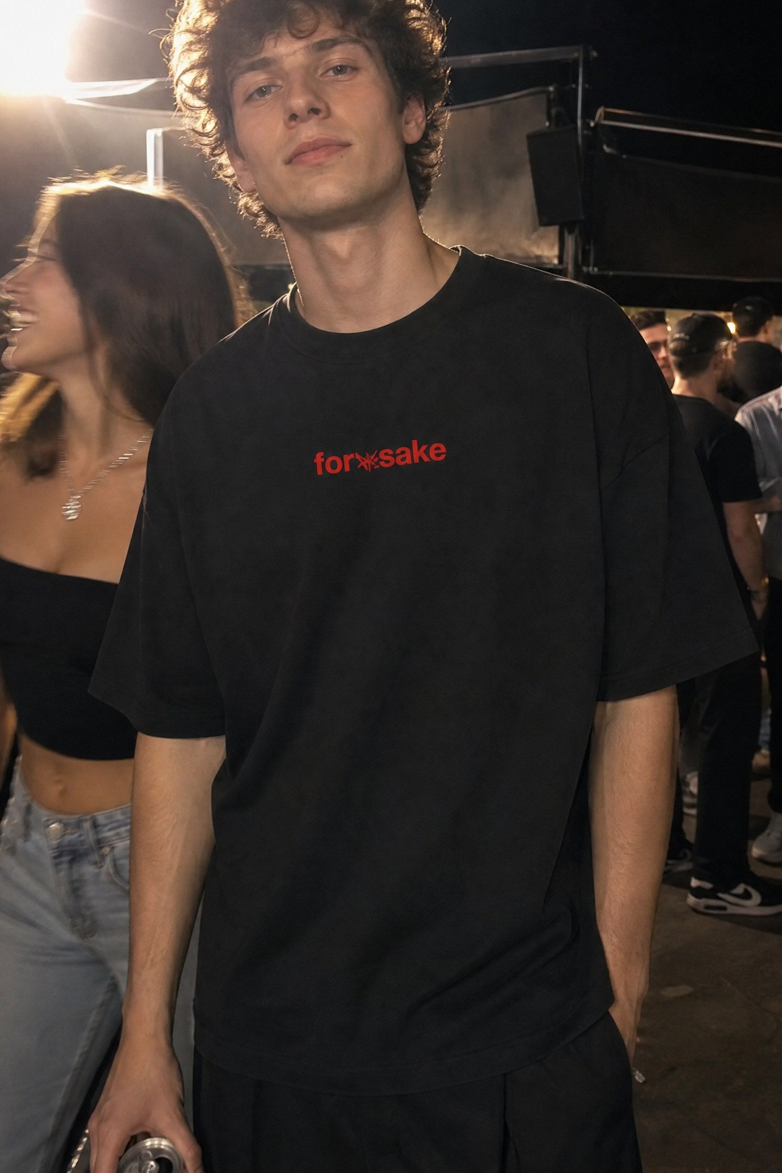 FFS cropped 2:3 | original_media:gid://shopify/MediaImage/30934875865191 | position:4 | Forfksake Flat Earth T-Shirt Black