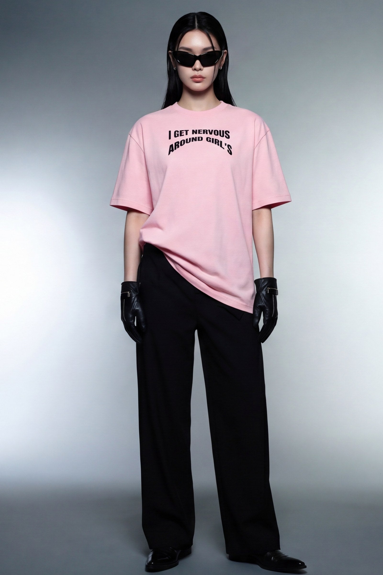 FFS cropped 2:3 | original_media:gid://shopify/MediaImage/30933645623399 | position:5 | Forfksake Around Girl's Pink T-Shirt