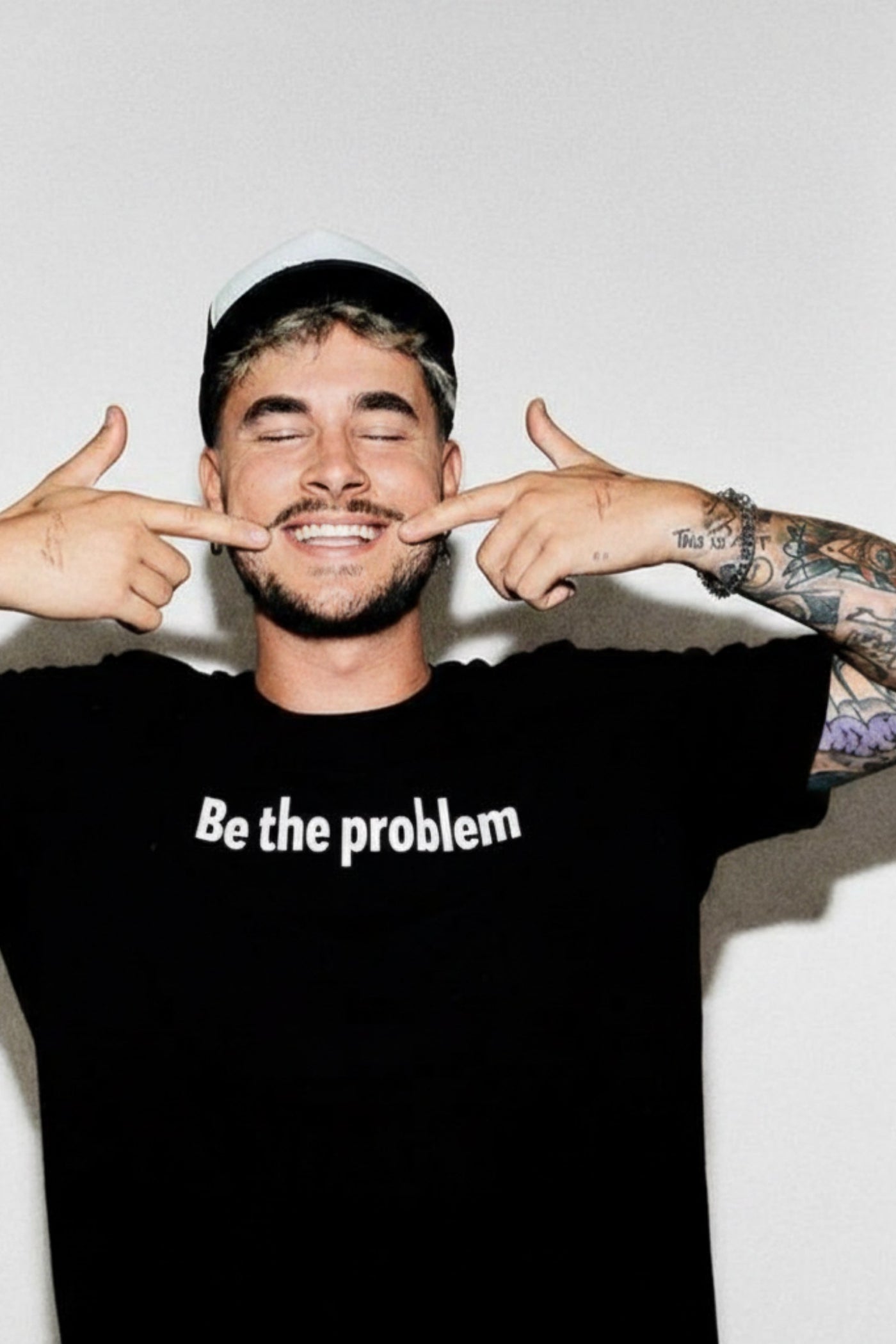 FFS cropped 2:3 | original_media:gid://shopify/MediaImage/30933662826599 | position:5 | Forfksake Be The Problem Black T-Shirt