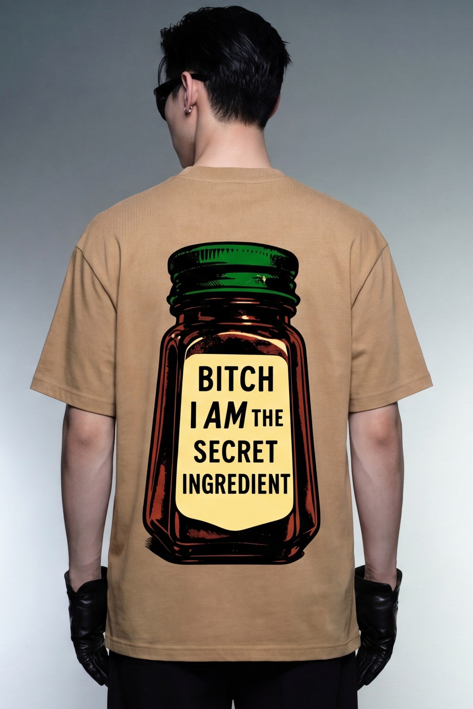 FFS cropped 2:3 | original_media:gid://shopify/MediaImage/30933667053671 | position:5 | Forfksake Bitch I Am The Secret Ingredient T-Shirt(brown)