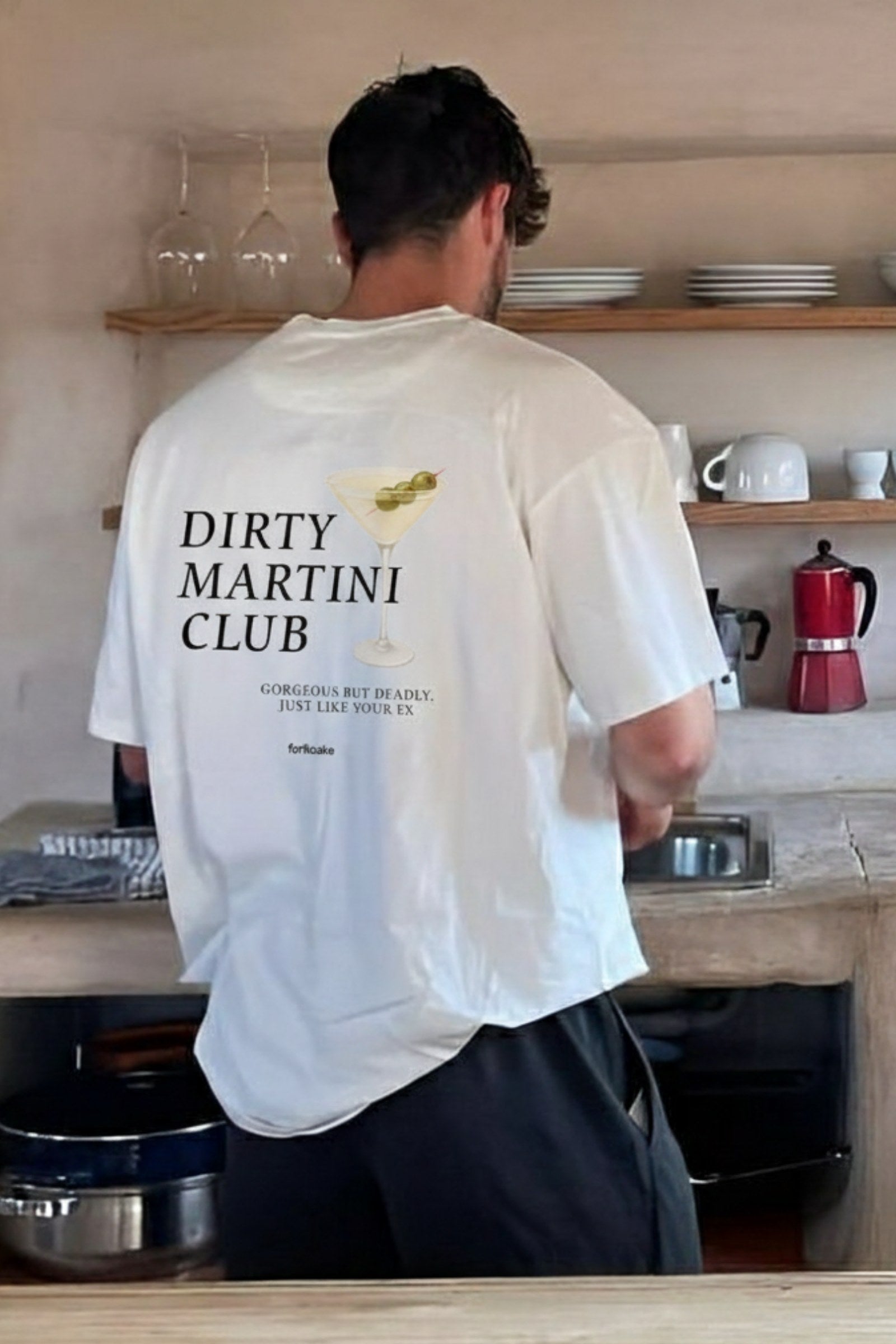 FFS cropped 2:3 | original_media:gid://shopify/MediaImage/30933689237607 | position:5 | Forfksake Dirty Martini Club Nude White T-Shirt