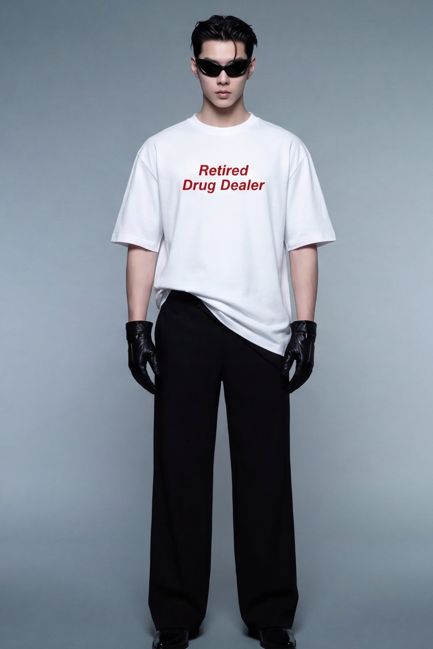 FFS cropped 2:3 | original_media:gid://shopify/MediaImage/30933704081511 | position:5 | Forfksake Drug Dealer White T-Shirt