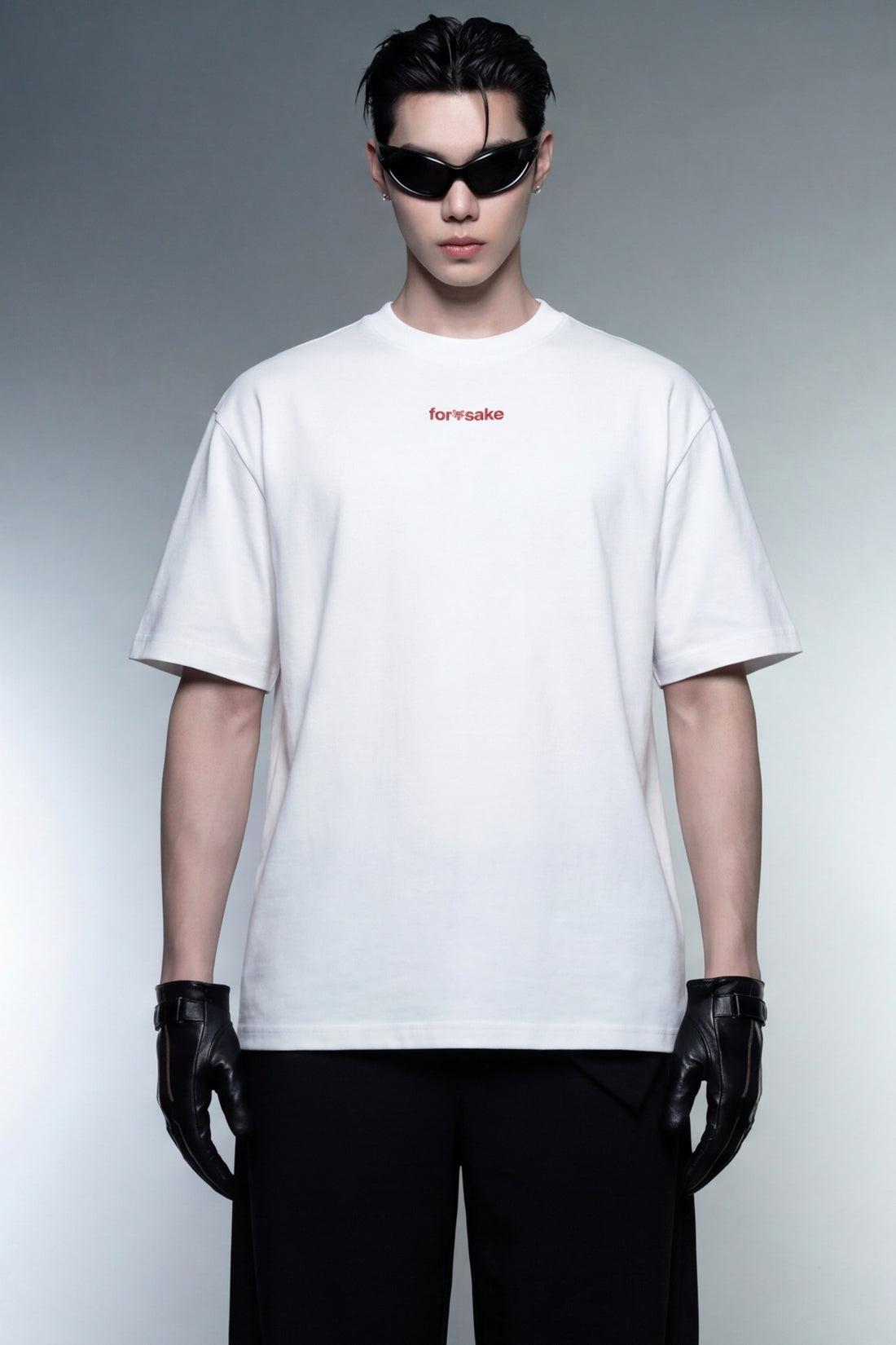 FFS cropped 2:3 | original_media:gid://shopify/MediaImage/30933737504871 | position:5 | Forfksake Ex Flex White T-Shirt