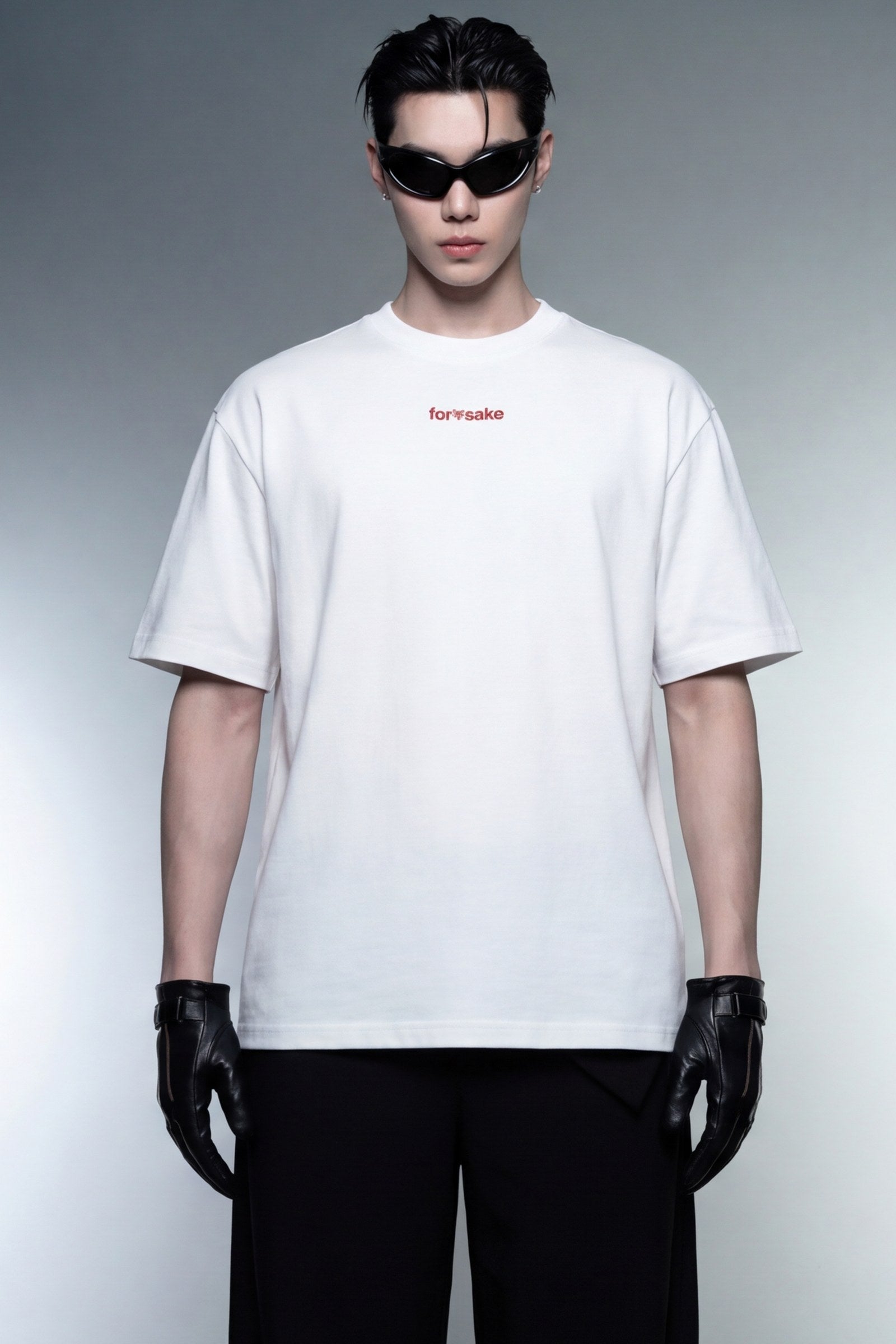 FFS cropped 2:3 | original_media:gid://shopify/MediaImage/30933737504871 | position:5 | Forfksake Ex Flex White T-Shirt
