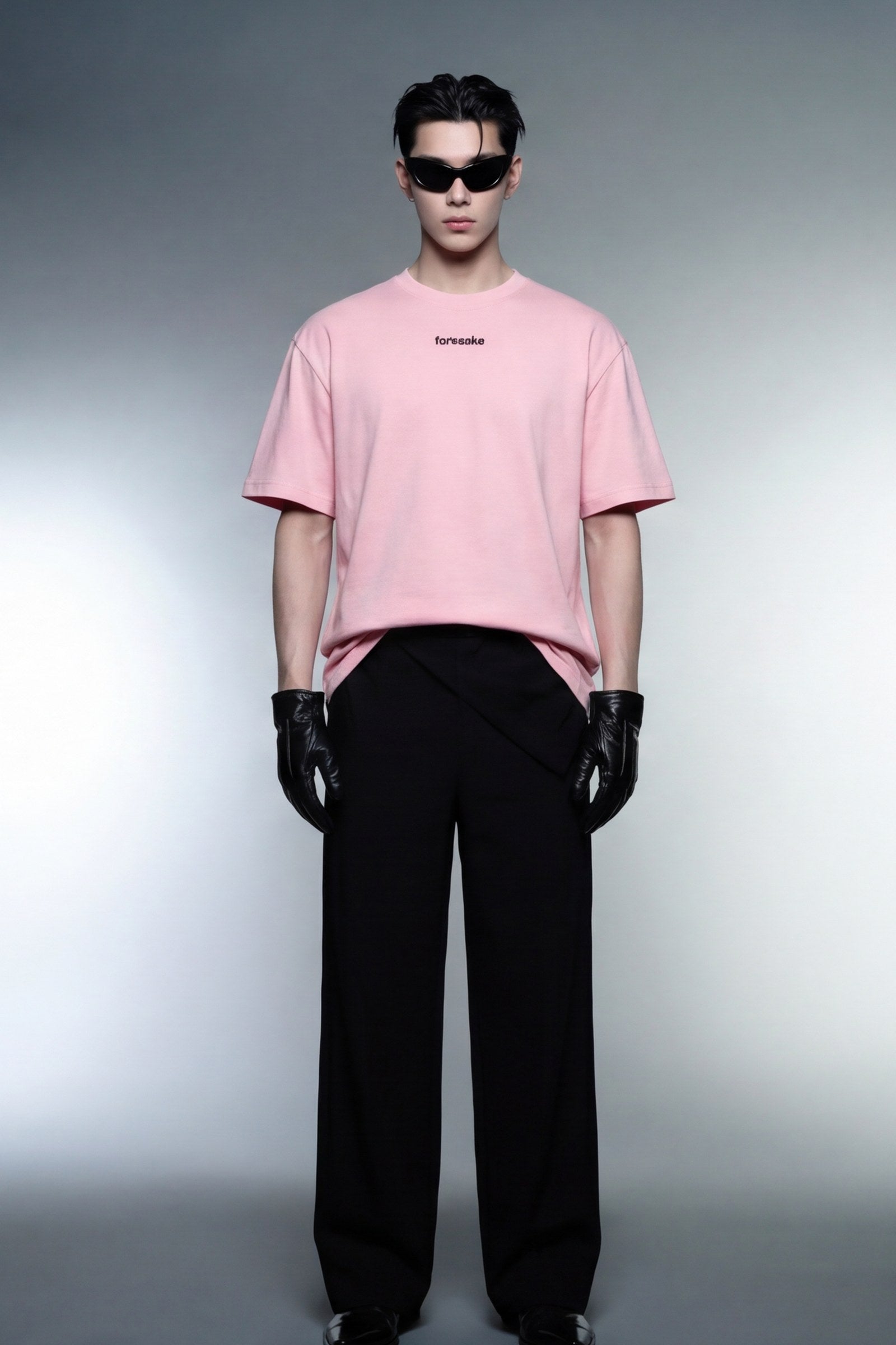 FFS cropped 2:3 | original_media:gid://shopify/MediaImage/30933783248999 | position:5 | Forfksake Gentle Pink T-Shirt