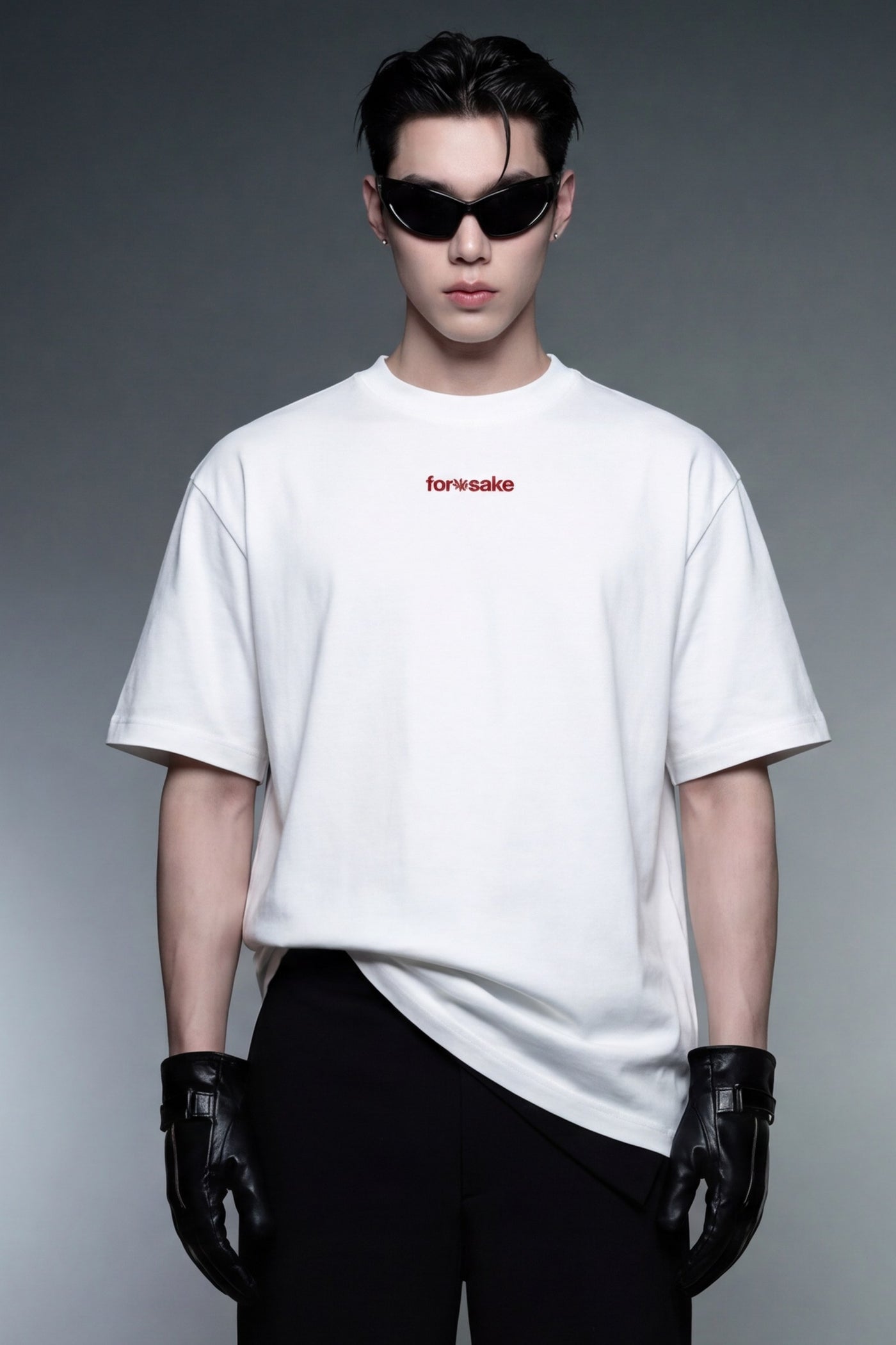 FFS cropped 2:3 | original_media:gid://shopify/MediaImage/30933798158439 | position:5 | Forfksake Gentle White T-Shirt