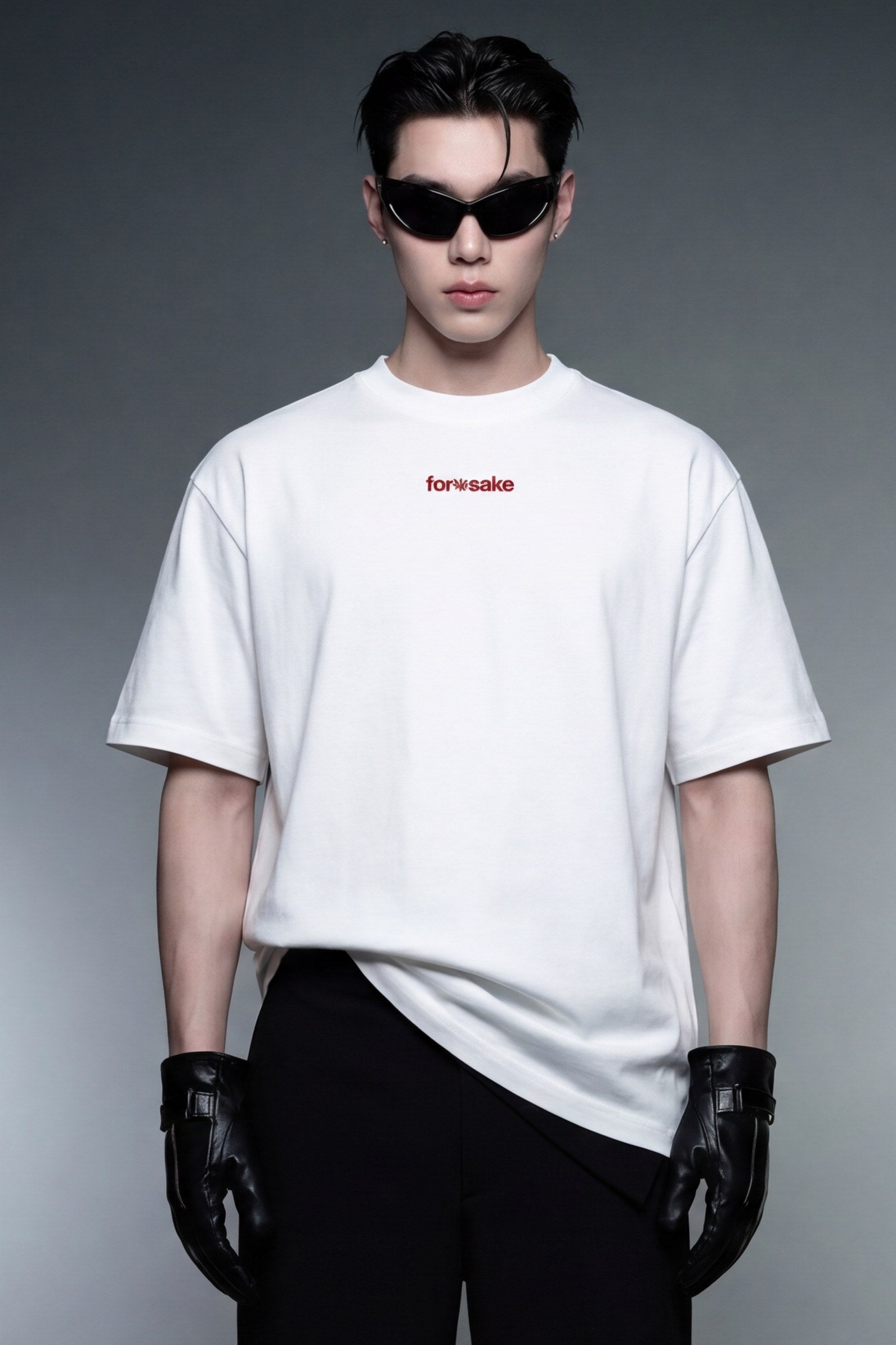 FFS cropped 2:3 | original_media:gid://shopify/MediaImage/30933798158439 | position:5 | Forfksake Gentle White T-Shirt