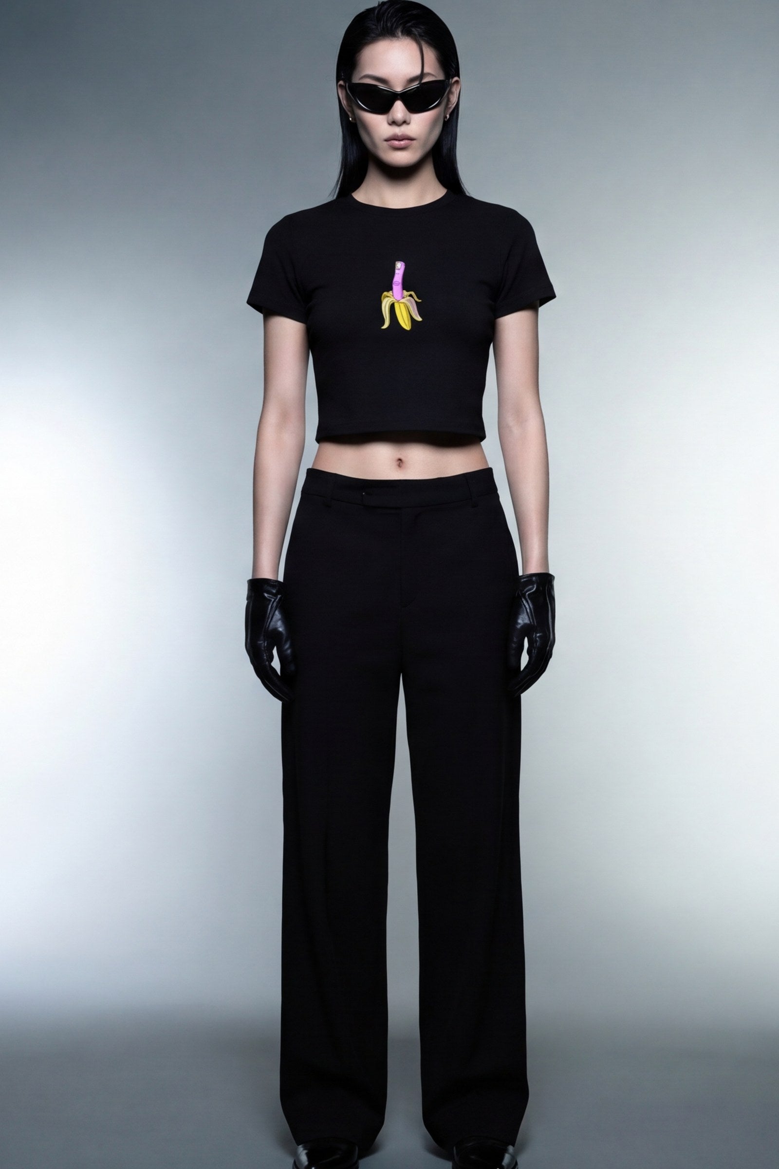 FFS cropped 2:3 | original_media:gid://shopify/MediaImage/30933858386023 | position:5 | Forfksake Give Banana Fuck Baby Tee