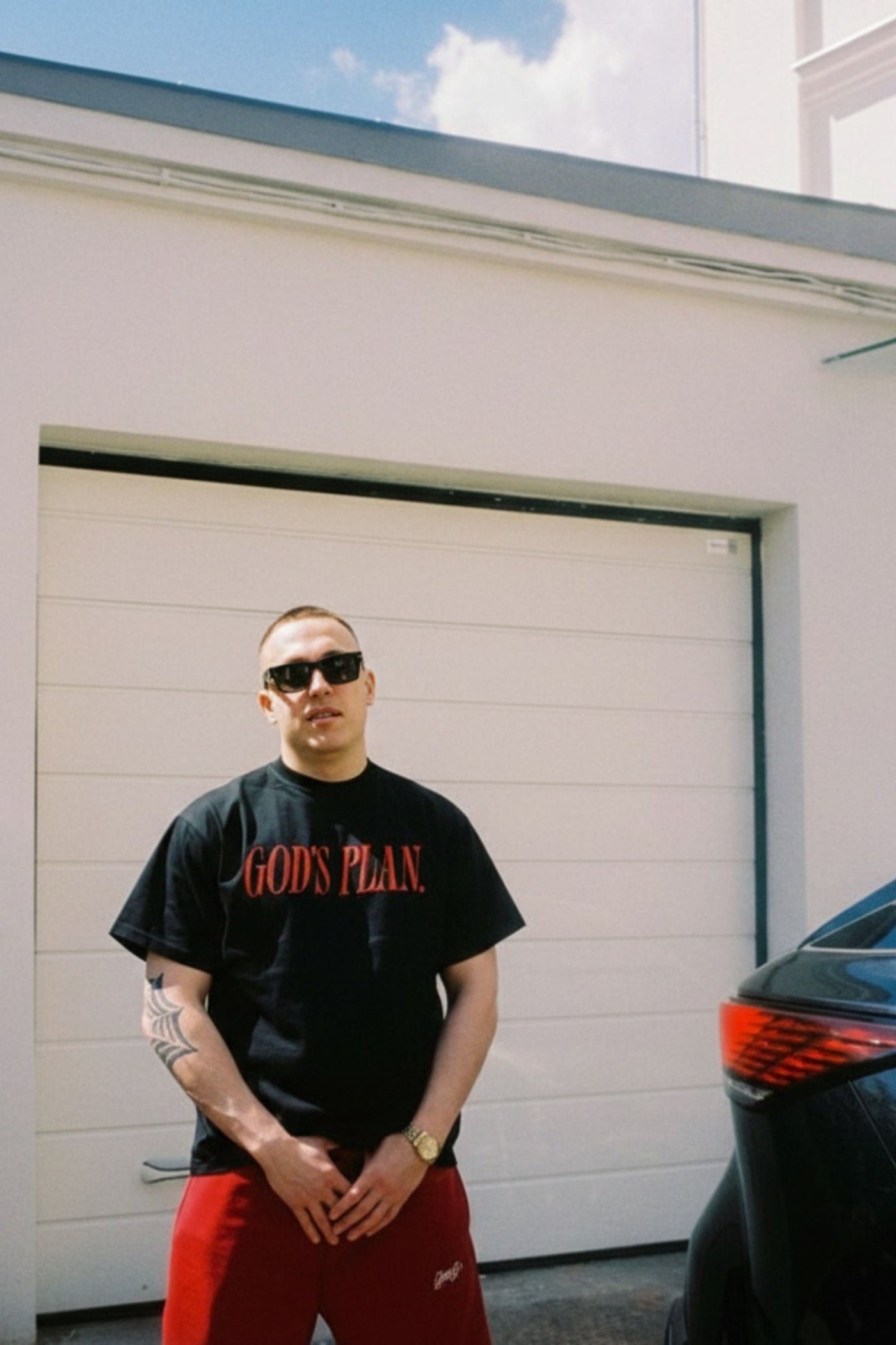 FFS cropped 2:3 | original_media:gid://shopify/MediaImage/30933924937831 | position:5 | Forfksake God's Plan Black T-Shirt