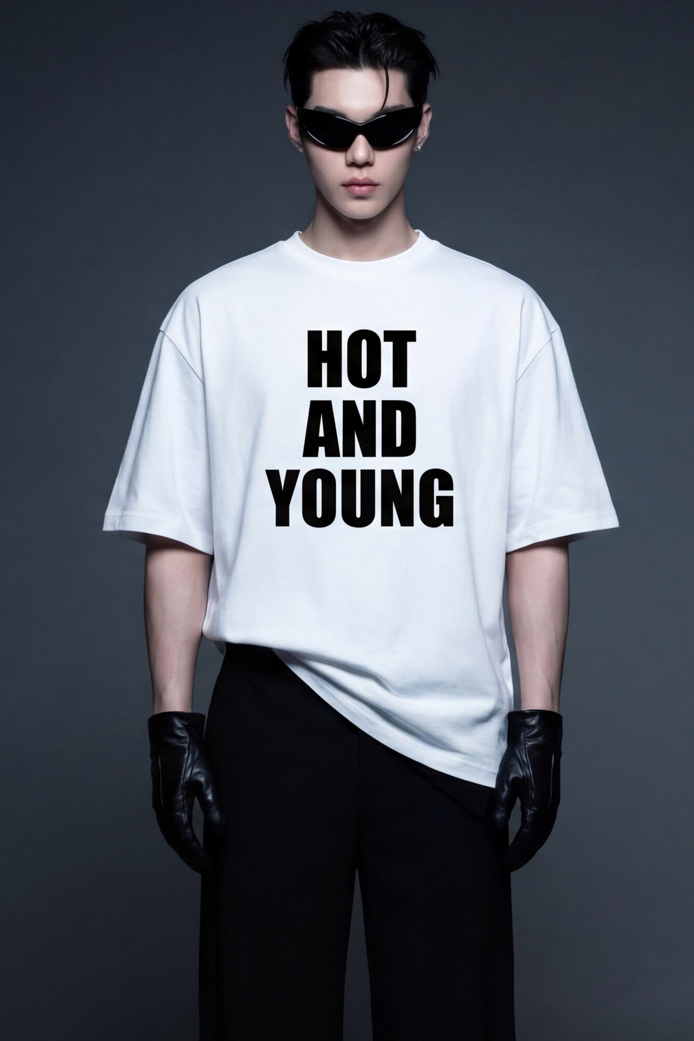 FFS cropped 2:3 | original_media:gid://shopify/MediaImage/30933964947559 | position:5 | Forfksake Hot And Young T-Shirt White