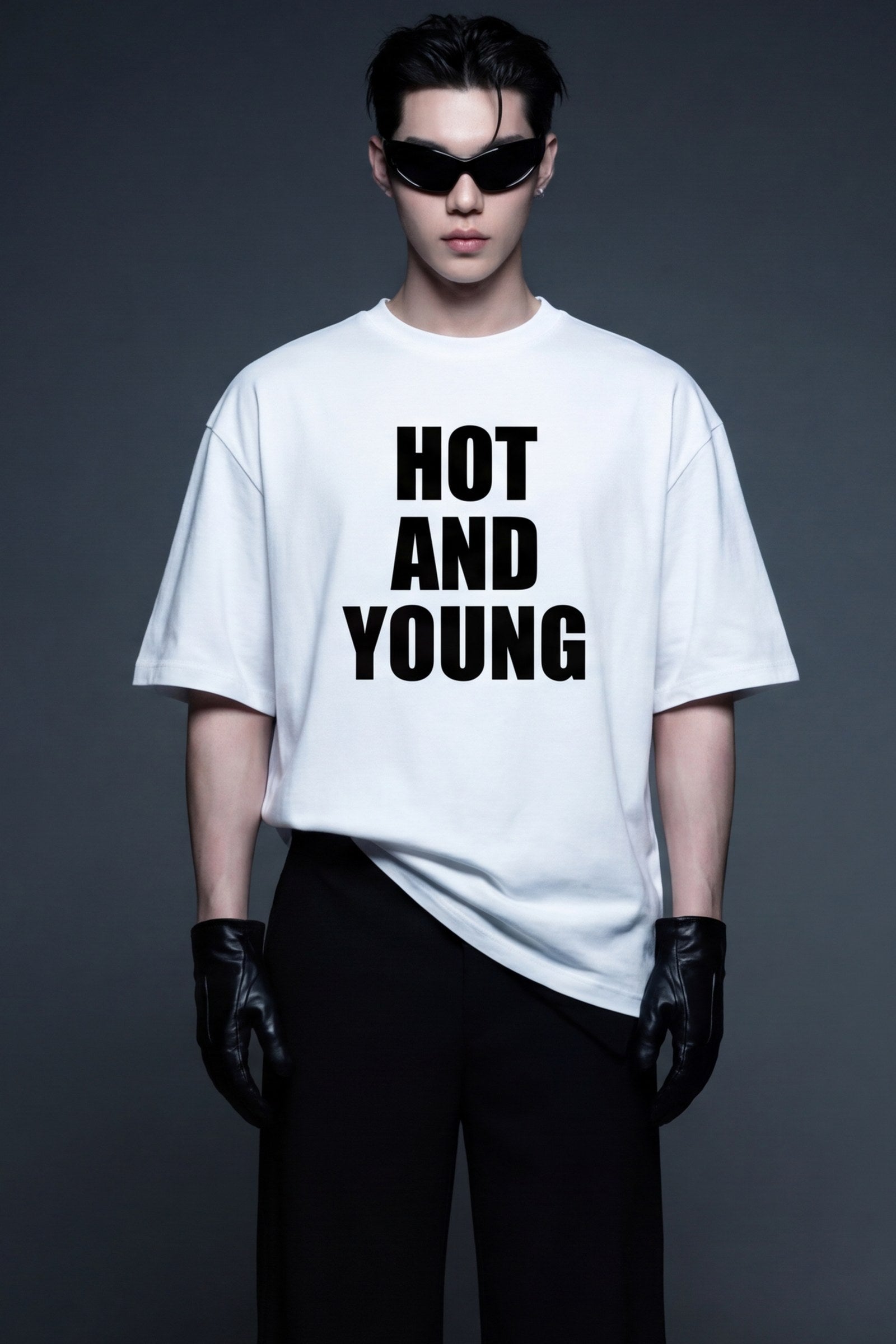 FFS cropped 2:3 | original_media:gid://shopify/MediaImage/30933964947559 | position:5 | Forfksake Hot And Young T-Shirt White