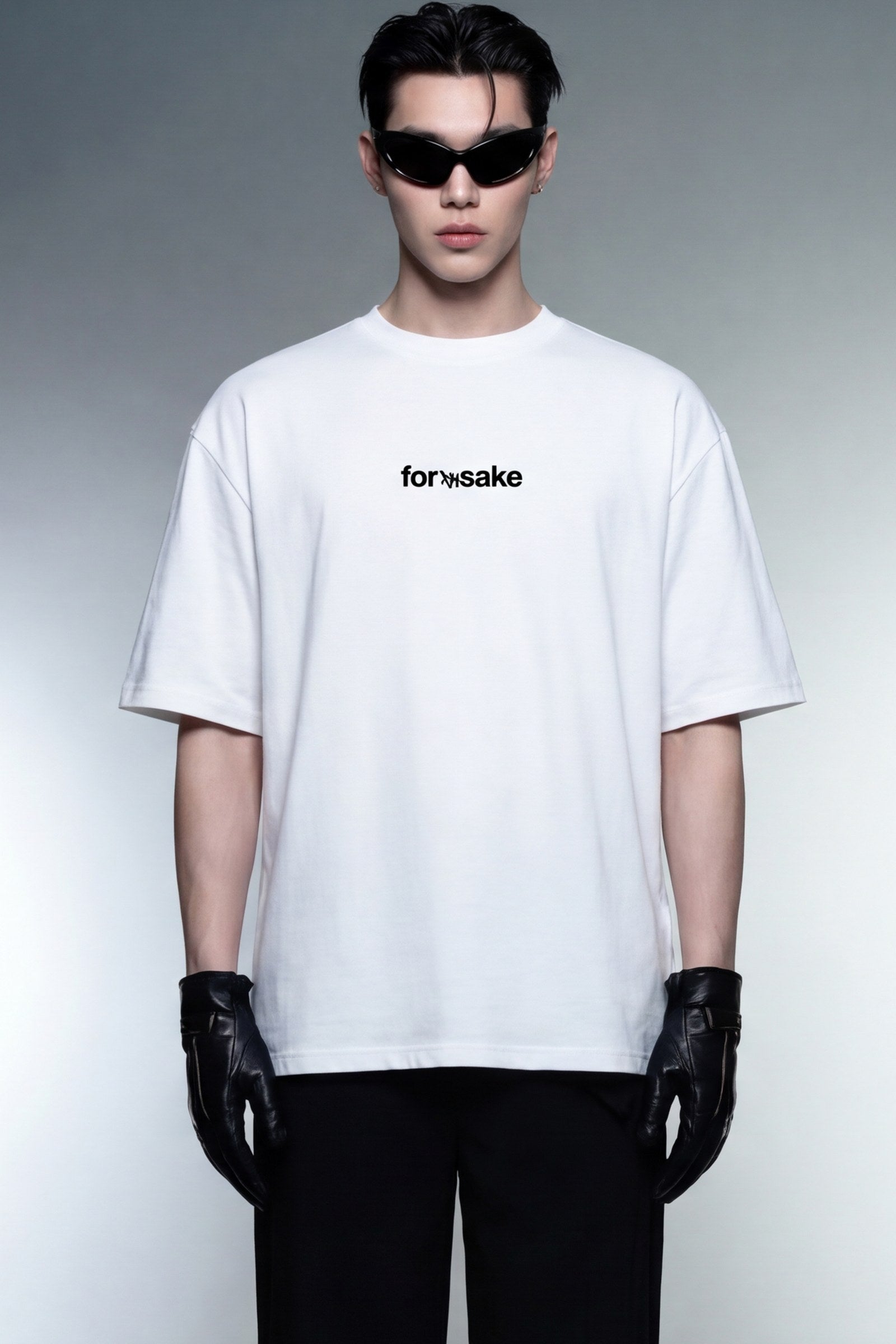 FFS cropped 2:3 | original_media:gid://shopify/MediaImage/30933974581351 | position:5 | Forfksake Hotter Girlfriend T-Shirt White
