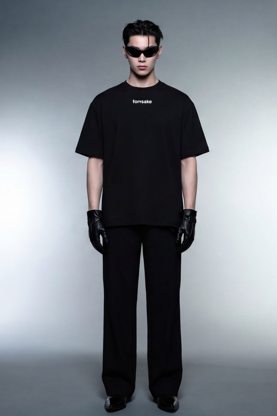 FFS cropped 2:3 | original_media:gid://shopify/MediaImage/30933988835431 | position:5 | Forfksake I Don't Flirt Black T-Shirt
