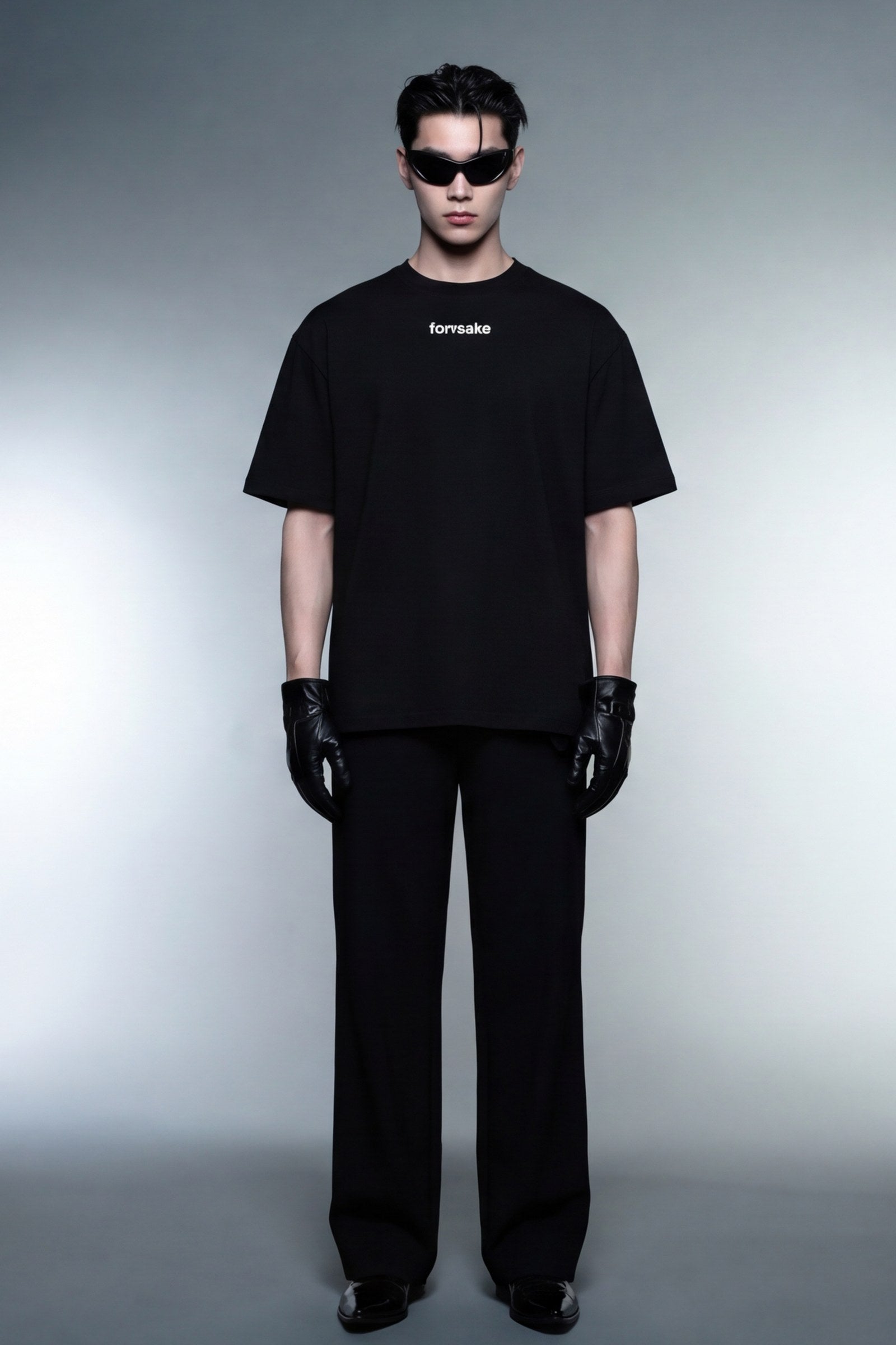 FFS cropped 2:3 | original_media:gid://shopify/MediaImage/30933988835431 | position:5 | Forfksake I Don't Flirt Black T-Shirt