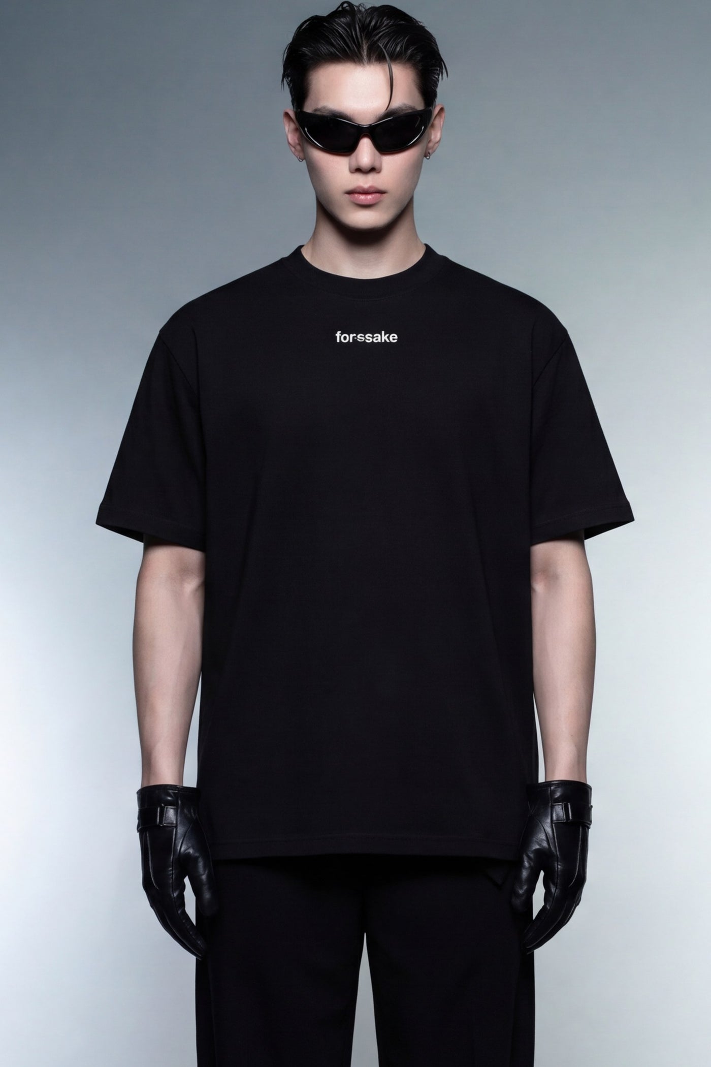 FFS cropped 2:3 | original_media:gid://shopify/MediaImage/30934097952871 | position:5 | Forfksake Nobody Black T-Shirt