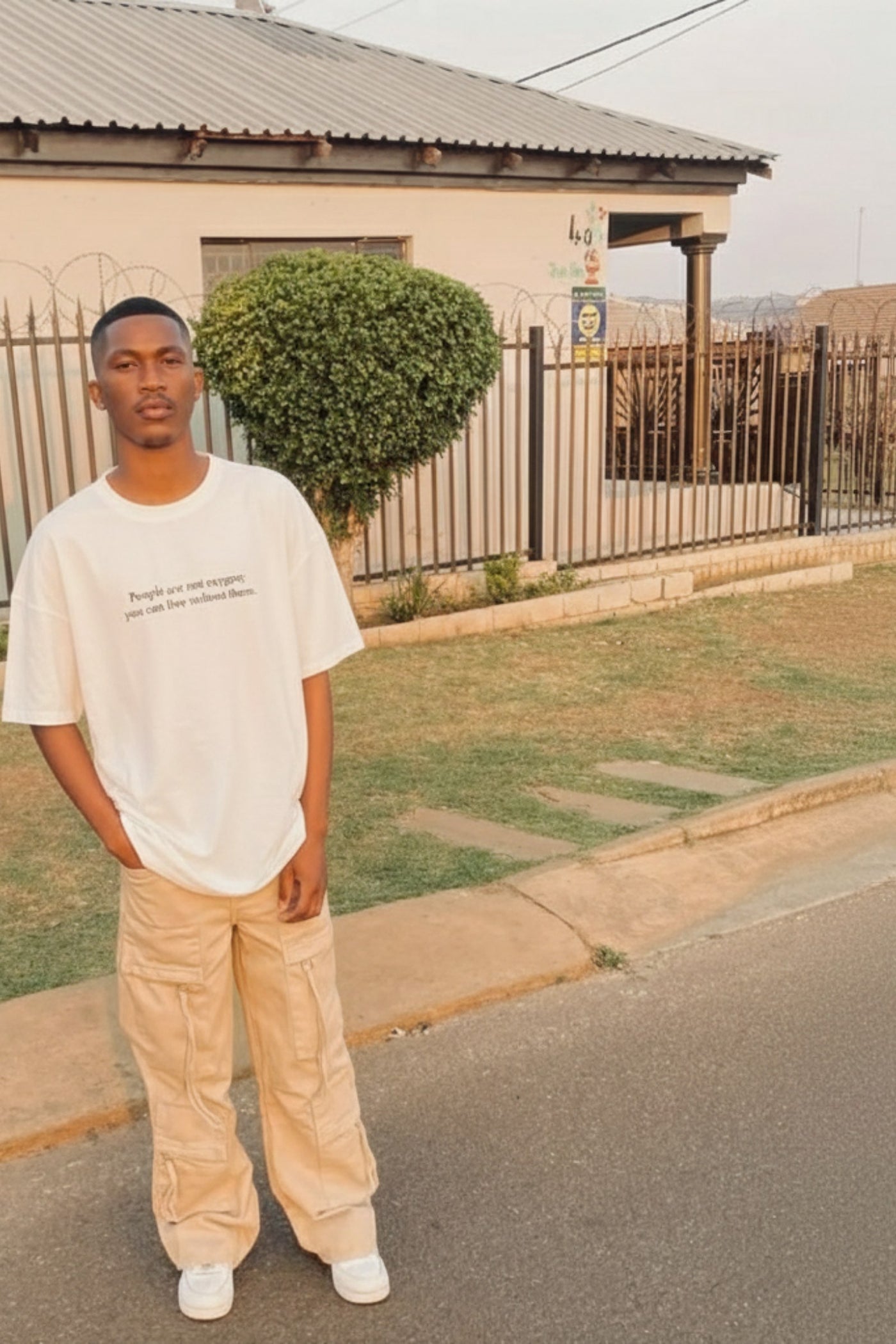 FFS cropped 2:3 | original_media:gid://shopify/MediaImage/30934123380839 | position:5 | Forfksake Pink Panther White T-Shirt