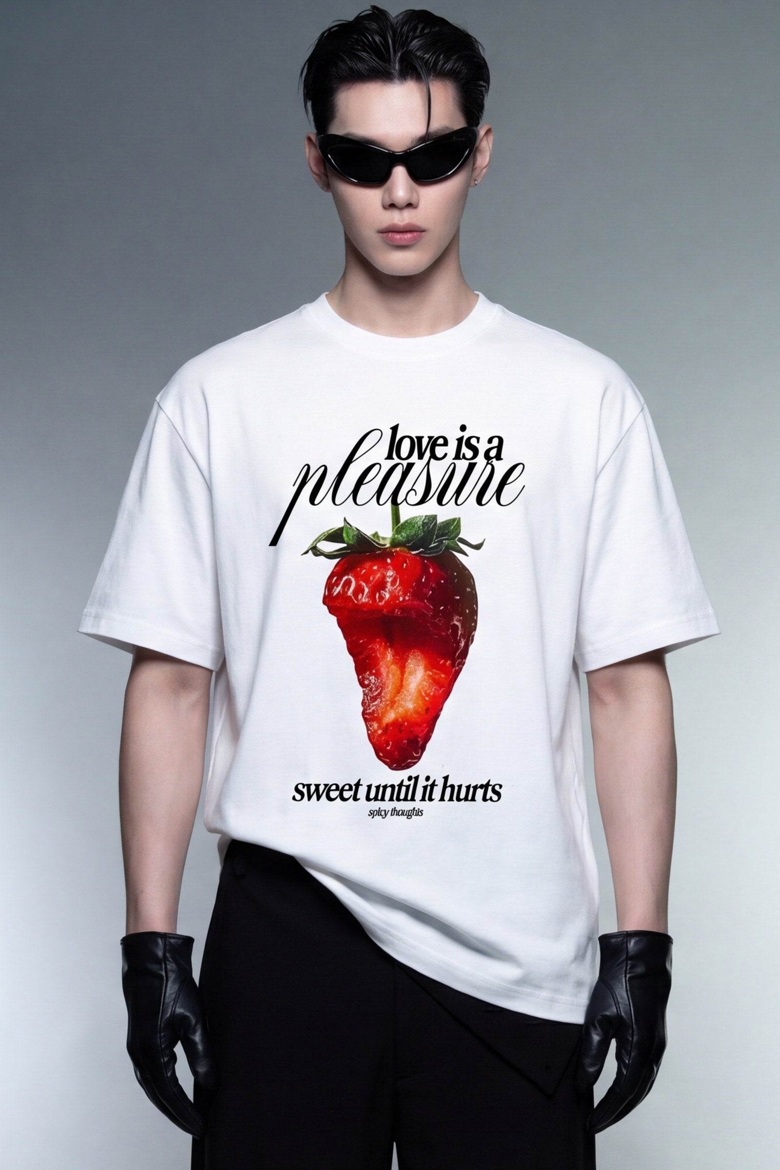 FFS cropped 2:3 | original_media:gid://shopify/MediaImage/30934129836135 | position:5 | Forfksake Pleasure White T-Shirt
