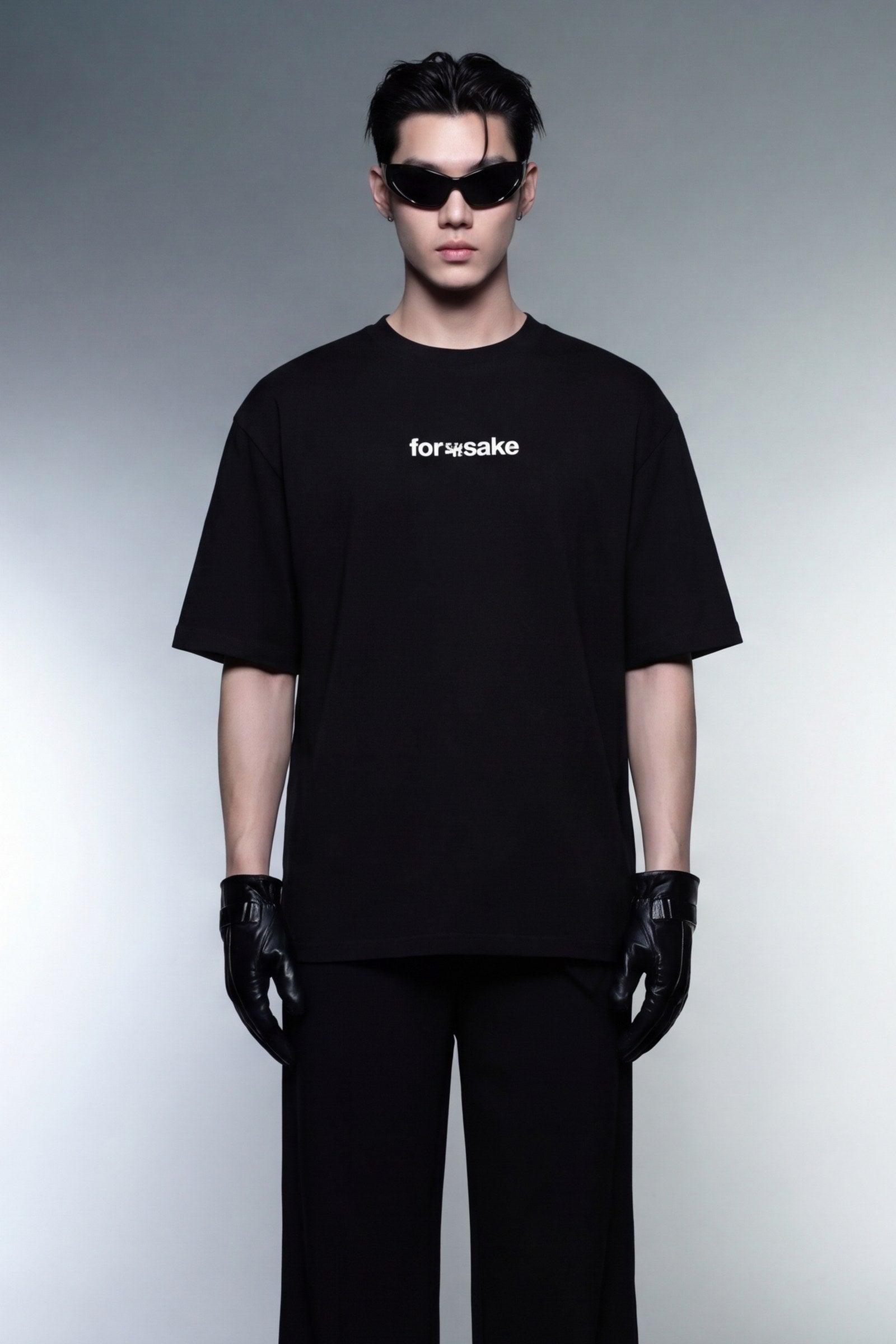 FFS cropped 2:3 | original_media:gid://shopify/MediaImage/30934140682343 | position:5 | Forfksake Protect The World T-Shirt Black