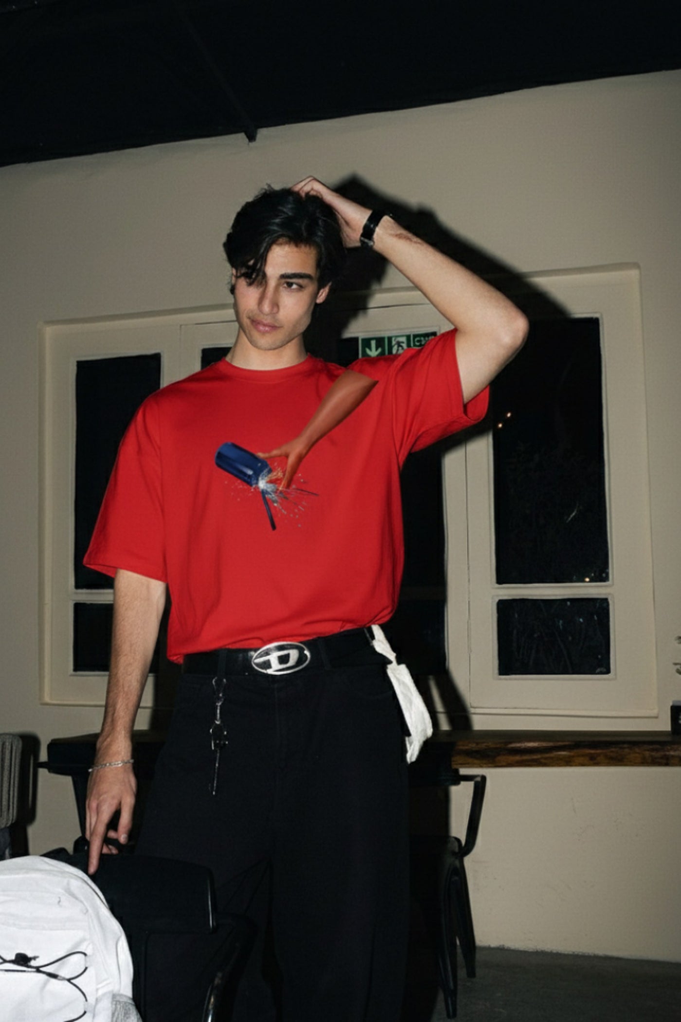 FFS cropped 2:3 | original_media:gid://shopify/MediaImage/30934146154599 | position:5 | Forfksake Pure Elixir Red T-Shirt