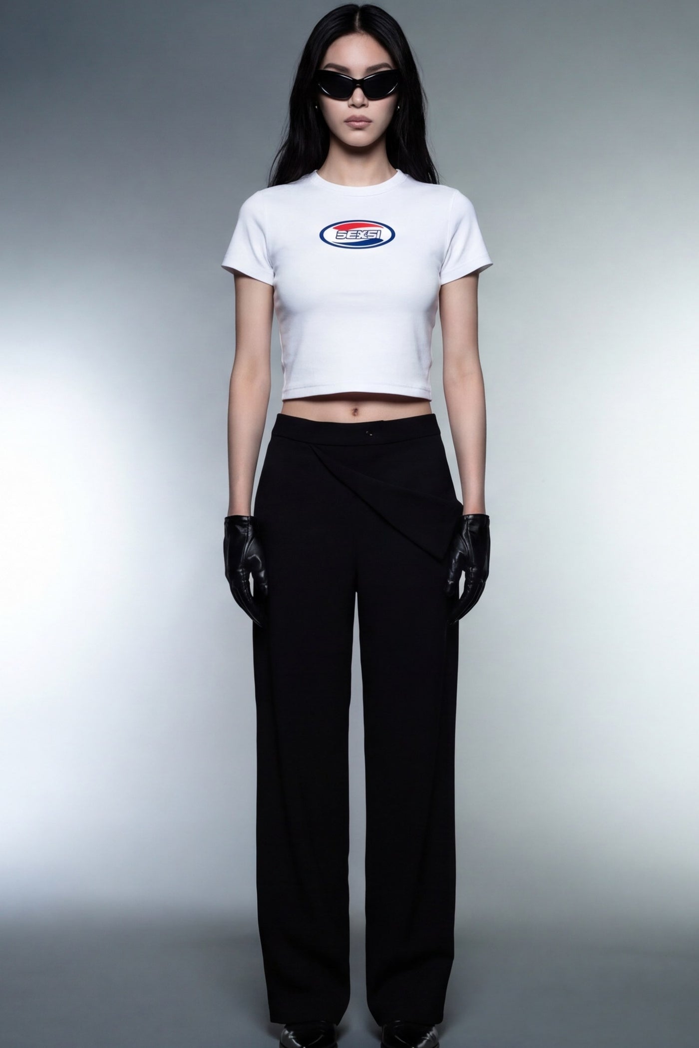 FFS cropped 2:3 | original_media:gid://shopify/MediaImage/30934175088743 | position:5 | Forfksake Sexsi White Baby Tee