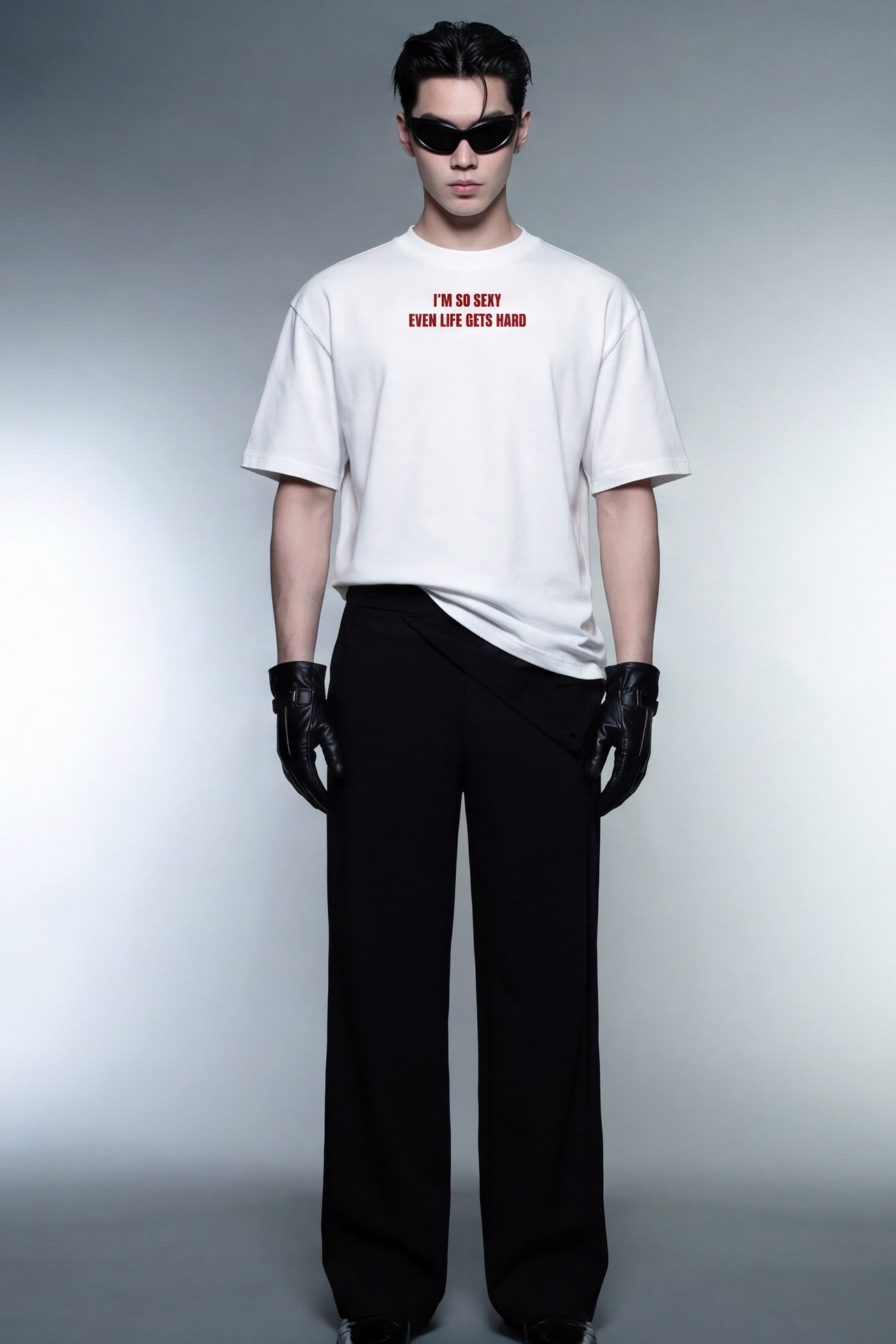 FFS cropped 2:3 | original_media:gid://shopify/MediaImage/30934184165479 | position:5 | Forfksake Sexy White T-Shirt