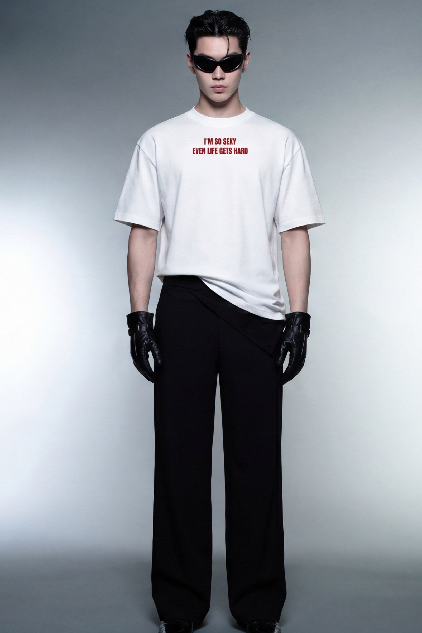 FFS cropped 2:3 | original_media:gid://shopify/MediaImage/30934184165479 | position:5 | Forfksake Sexy White T-Shirt