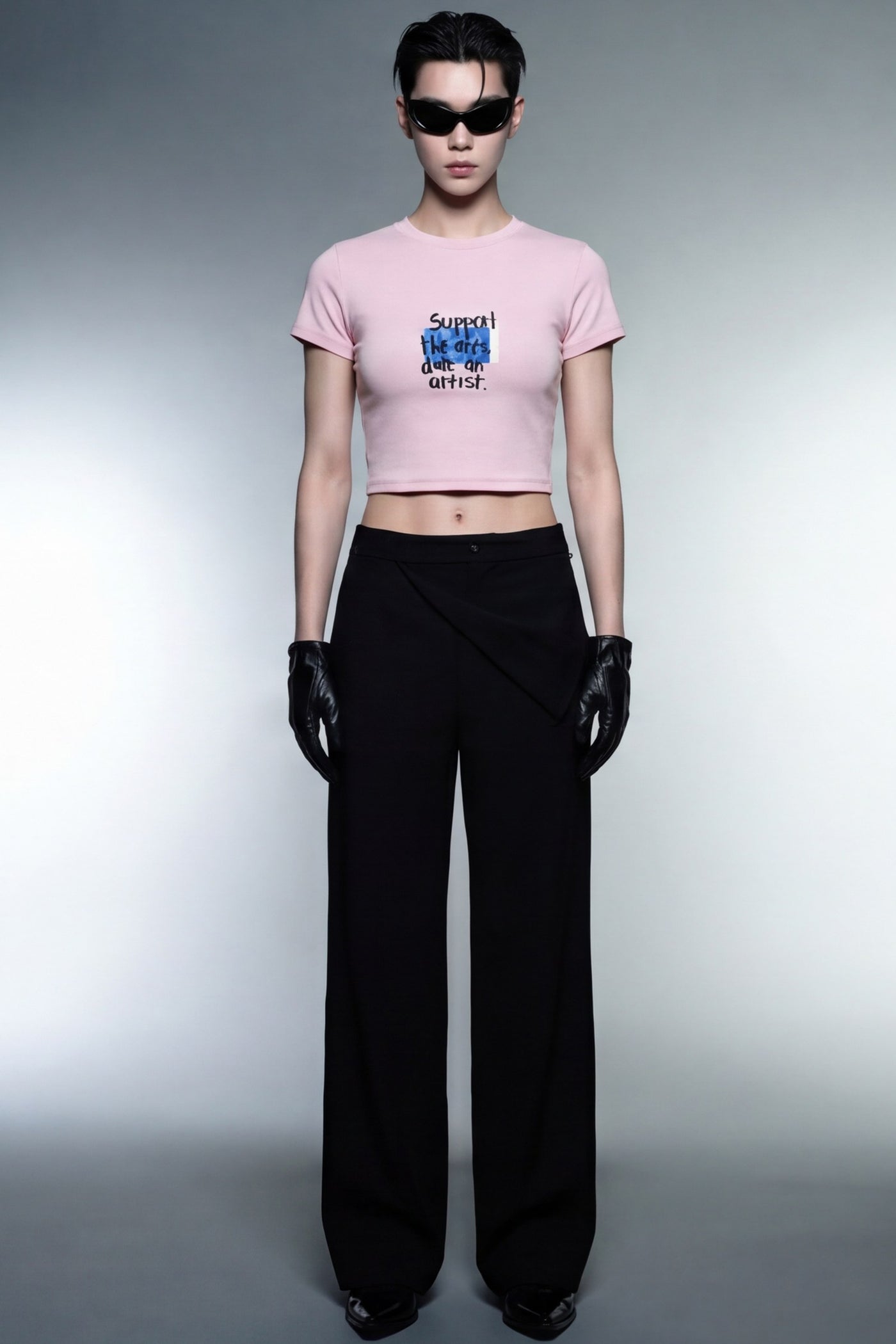 FFS cropped 2:3 | original_media:gid://shopify/MediaImage/30934243672167 | position:5 | Forfksake Support The Art And Date An Artist Baby Tee
