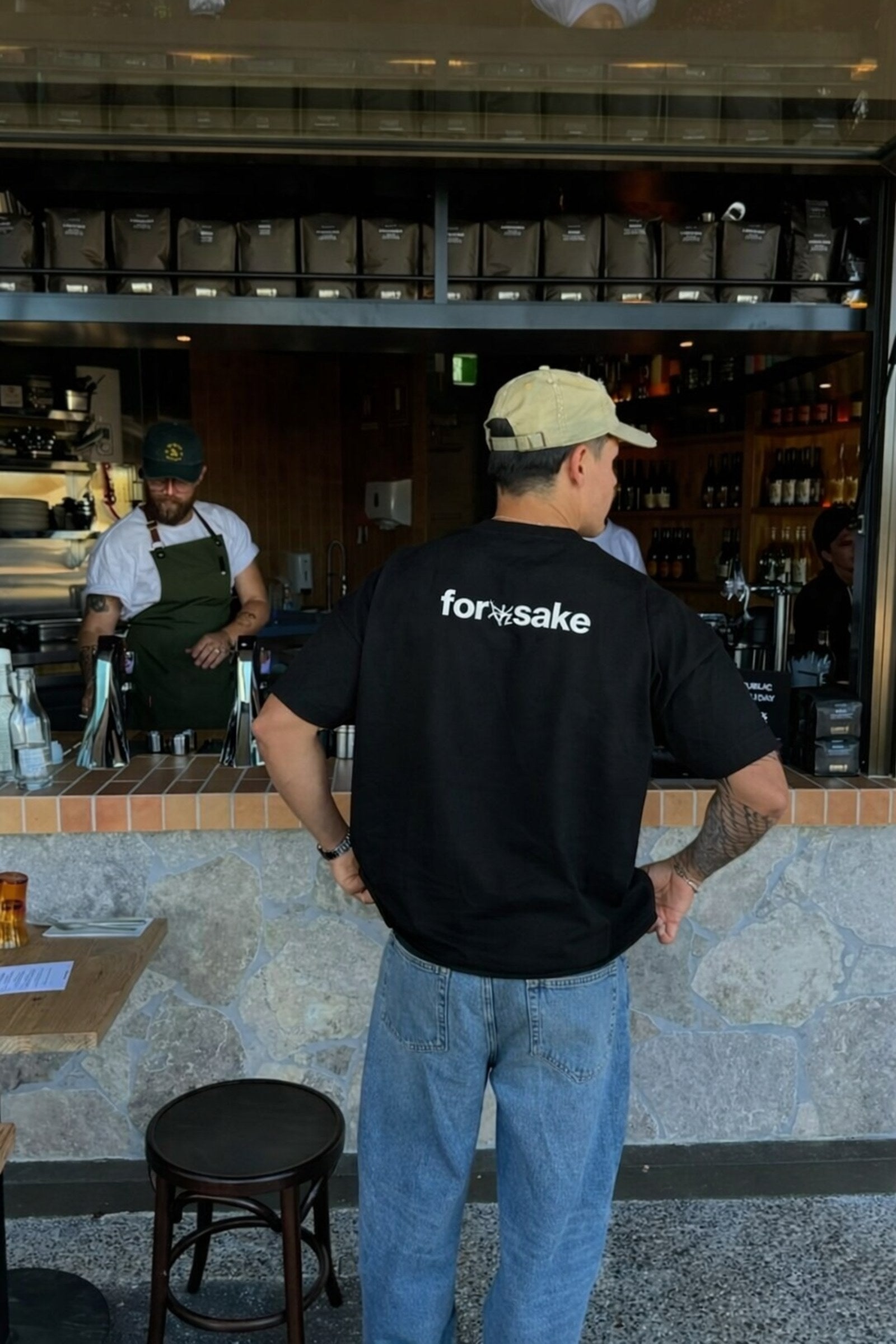 FFS cropped 2:3 | original_media:gid://shopify/MediaImage/30934347579495 | position:5 | Forfksake Emotionally Unavailable Black T-Shirt