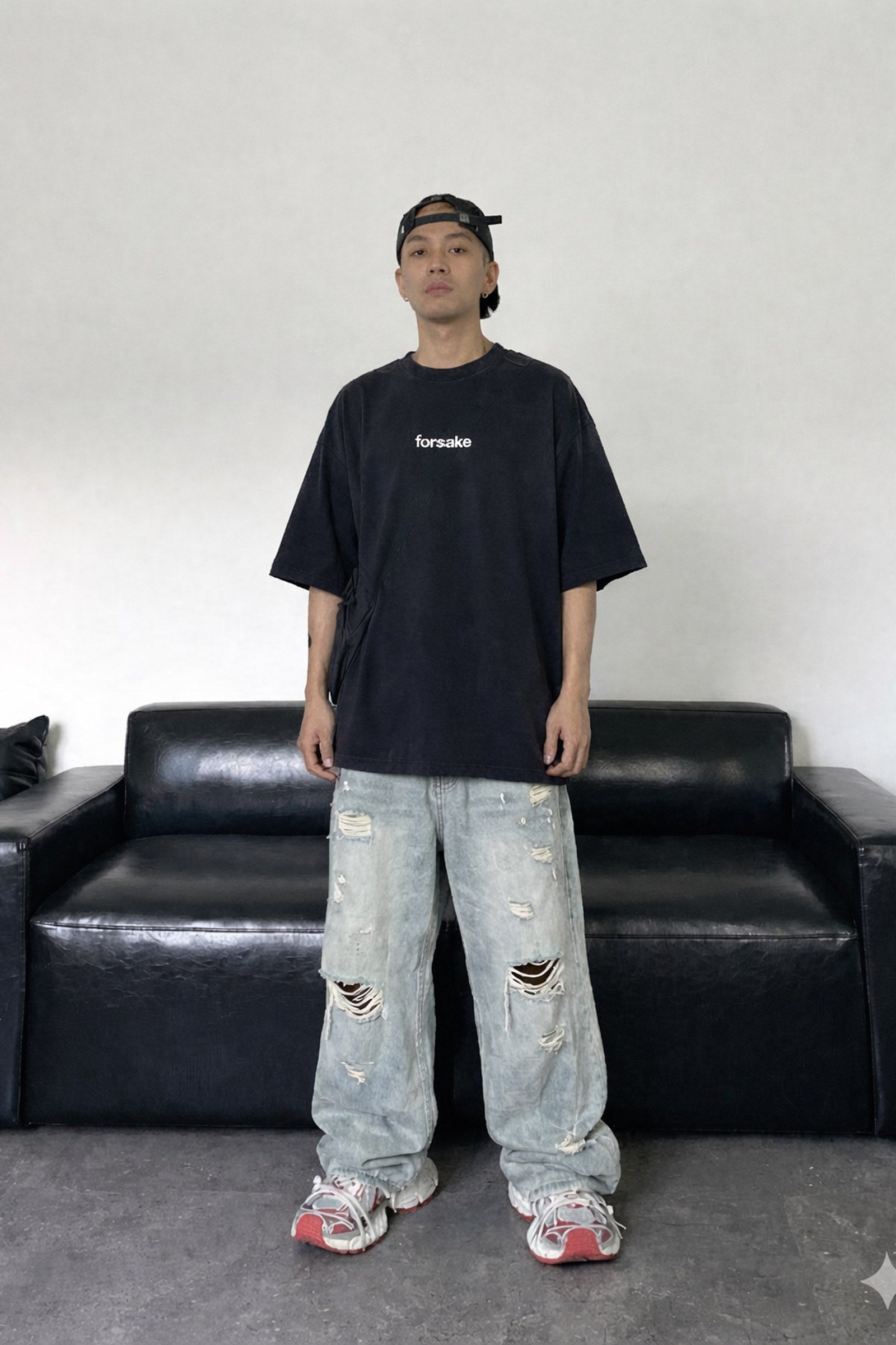 FFS cropped 2:3 | original_media:gid://shopify/MediaImage/30934351544423 | position:5 | Forfksake Your Mom Is My Cardio Black T-Shirt