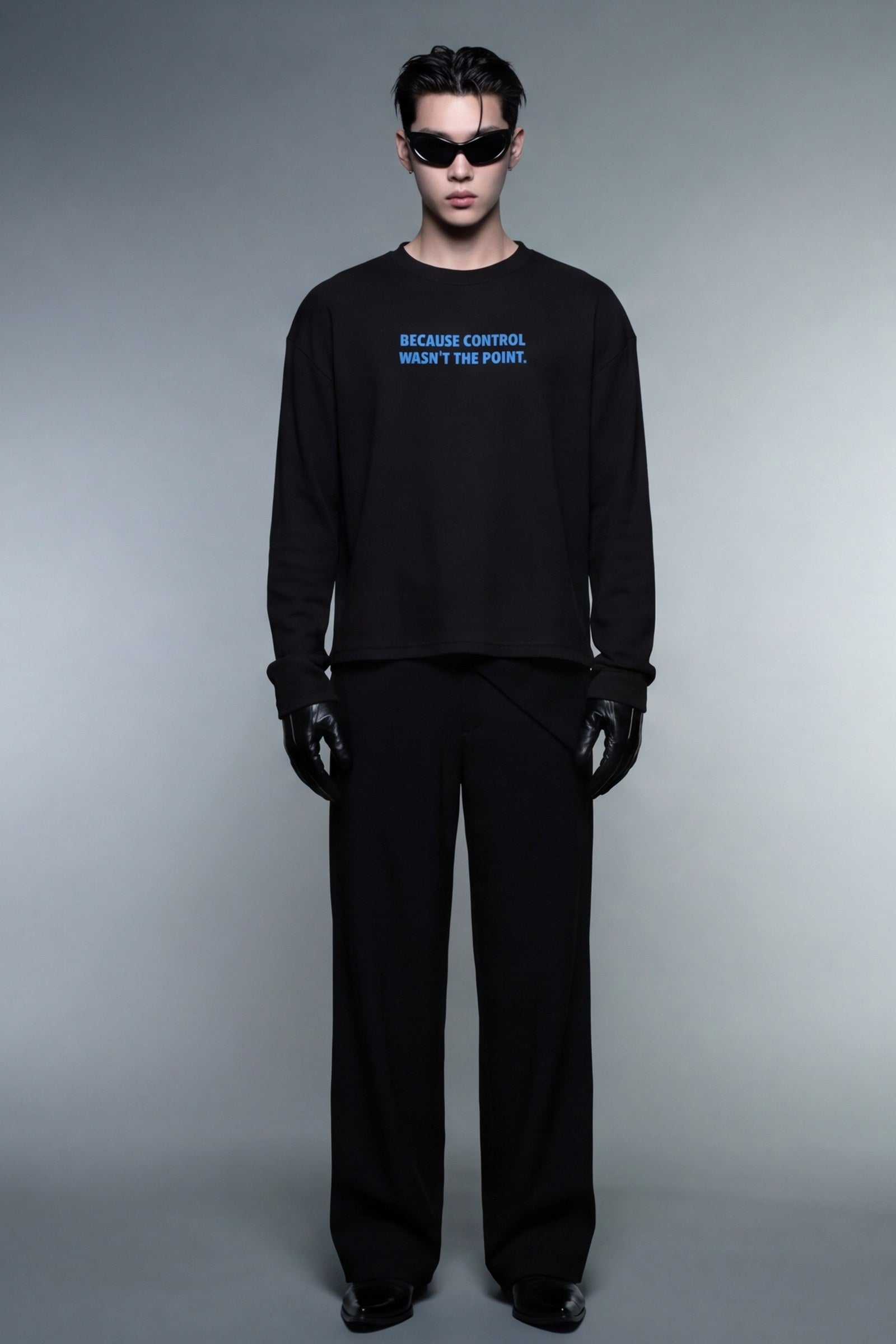 FFS cropped 2:3 | original_media:gid://shopify/MediaImage/30933442003047 | position:6 | Forfksake Absolut 00 Waffle Long Sleeve Black