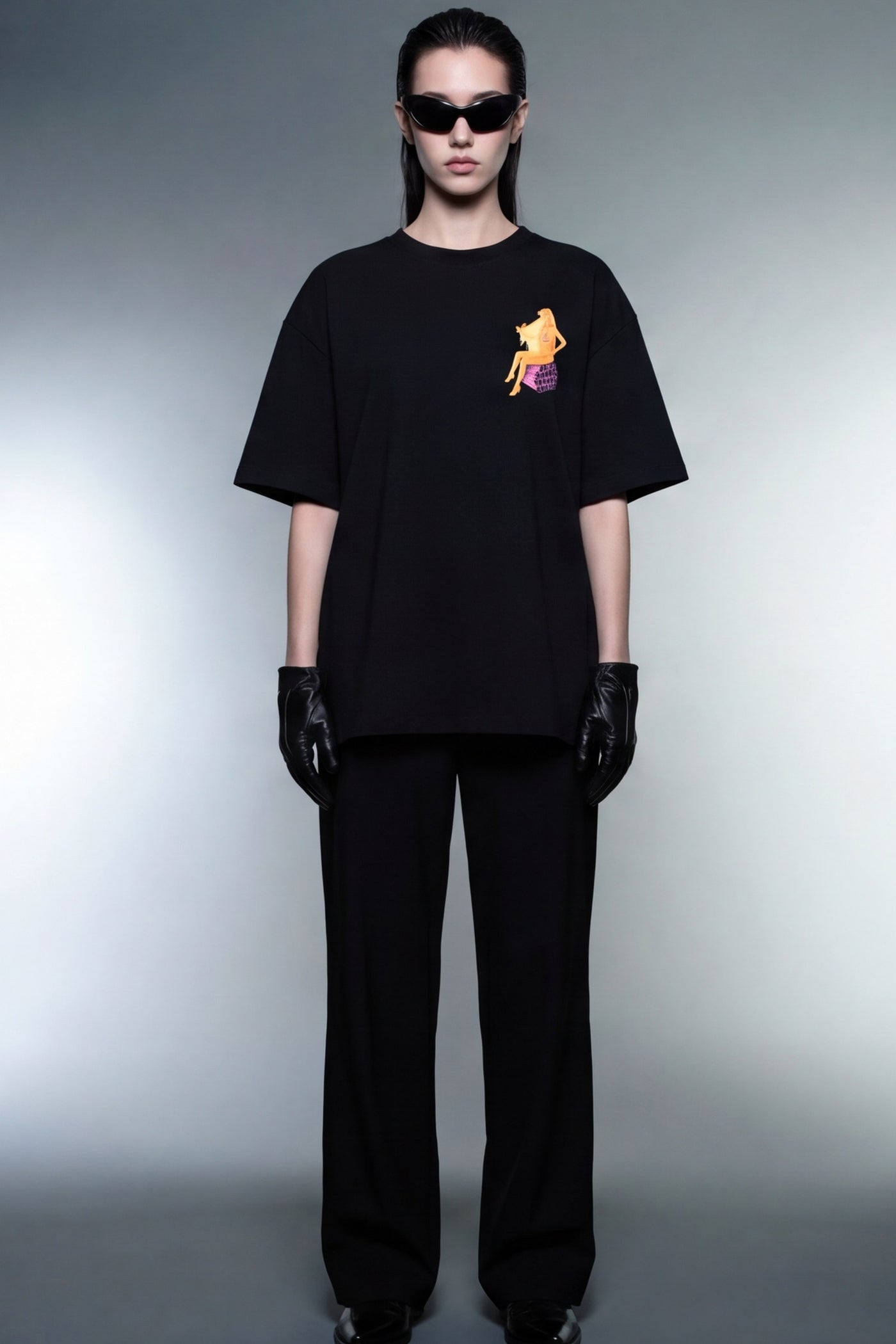 FFS cropped 2:3 | original_media:gid://shopify/MediaImage/30933467103335 | position:6 | Forfksake After Hours Muse Tee - Black