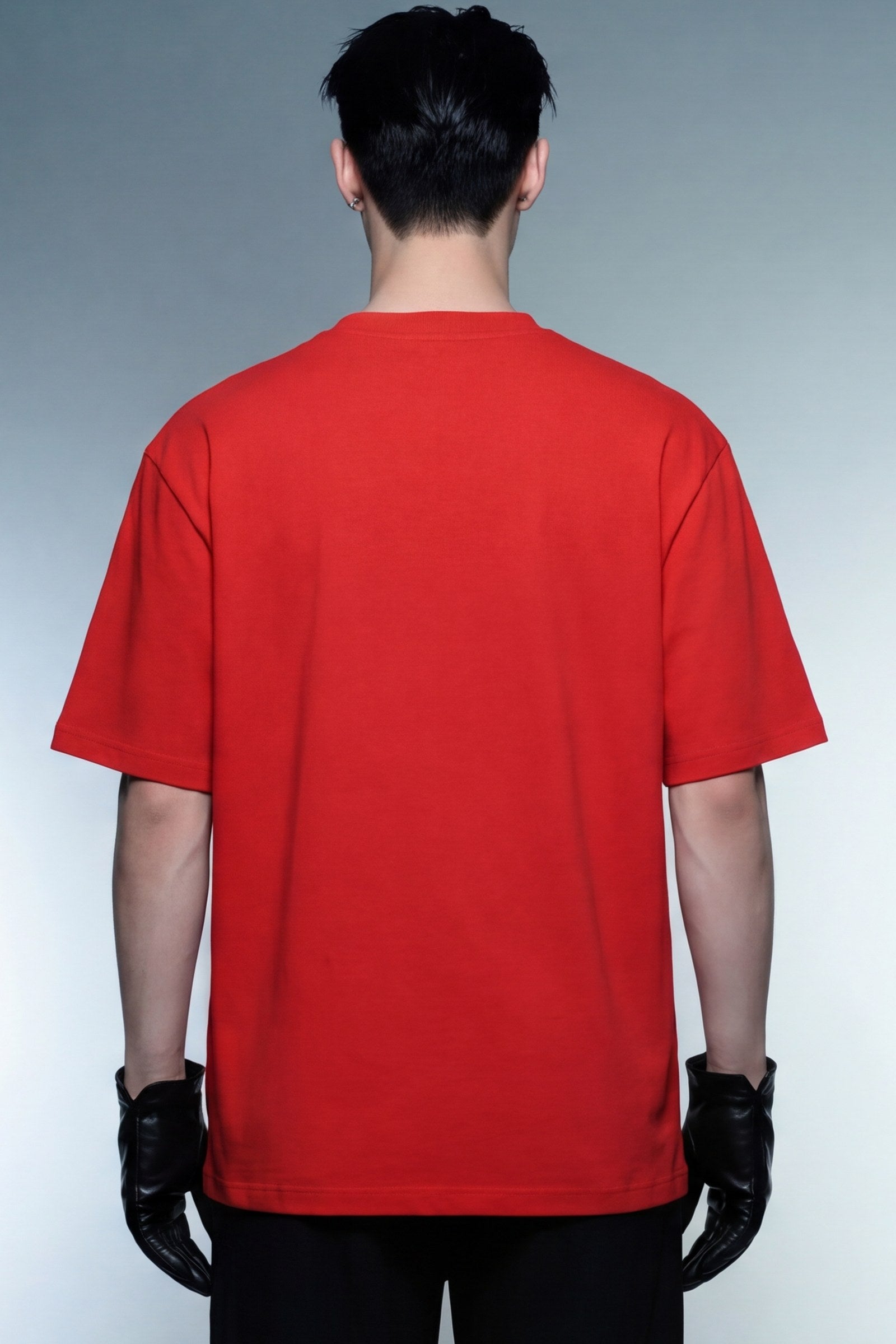 FFS cropped 2:3 | original_media:gid://shopify/MediaImage/30933660467303 | position:6 | Forfksake Basic Staple Red T-Shirt
