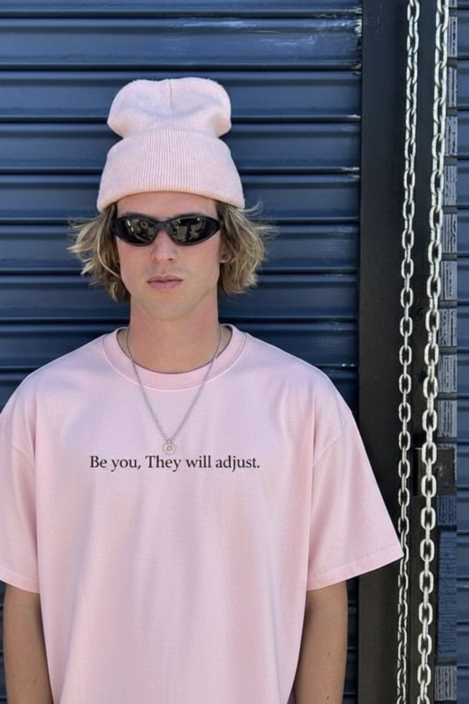 FFS cropped 2:3 | original_media:gid://shopify/MediaImage/30933663711335 | position:6 | Forfksake Be You Pink T-Shirt