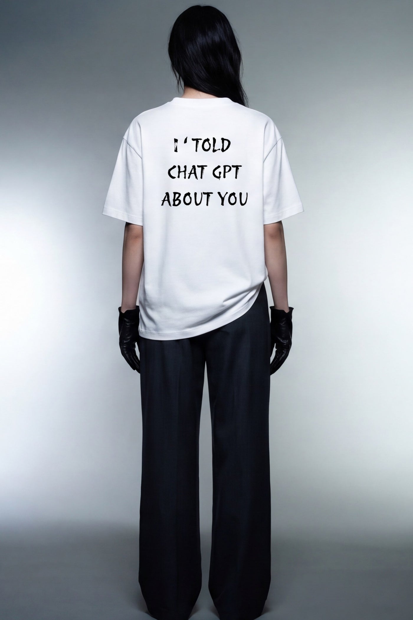FFS cropped 2:3 | original_media:gid://shopify/MediaImage/30933679571047 | position:6 | Forfksake Chat GPT White T-Shirt