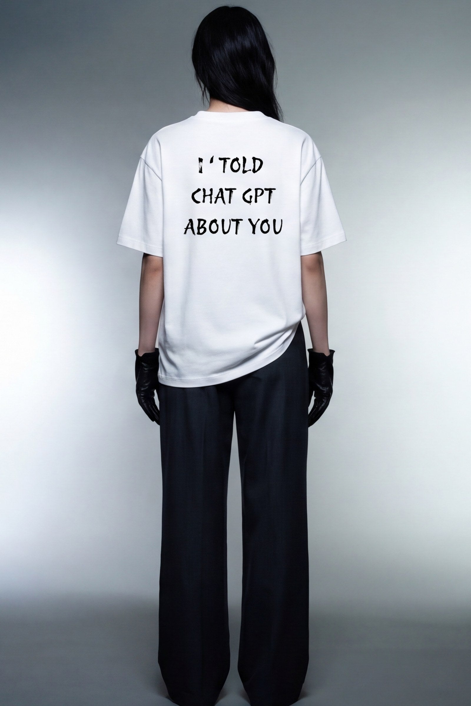 FFS cropped 2:3 | original_media:gid://shopify/MediaImage/30933679571047 | position:6 | Forfksake Chat GPT White T-Shirt