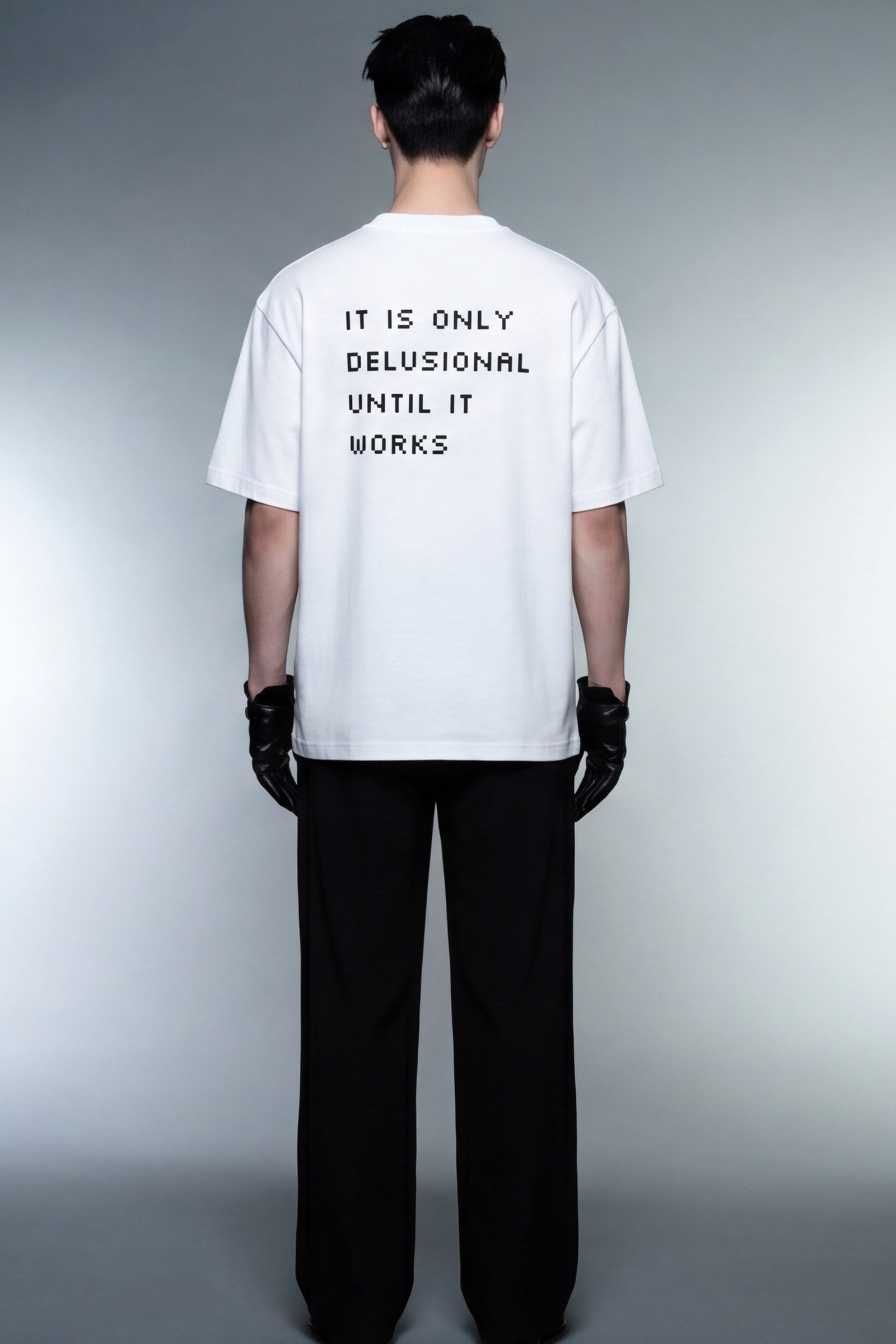 FFS cropped 2:3 | original_media:gid://shopify/MediaImage/30933687992423 | position:6 | Forfksake Delusional GPT White T-Shirt
