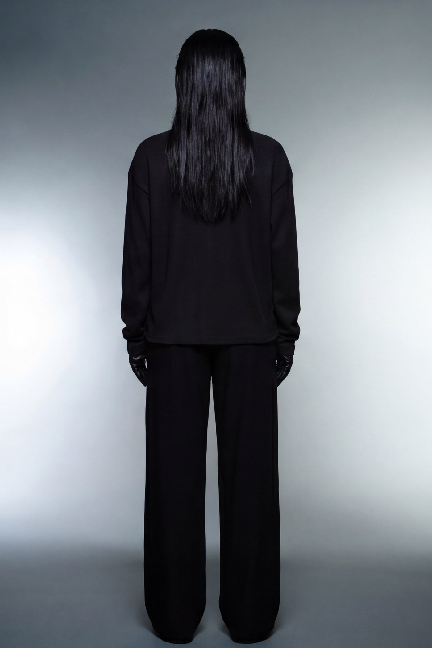 FFS cropped 2:3 | original_media:gid://shopify/MediaImage/30933940142183 | position:6 | Forfksake God's Plan Waffle Long Sleeve Black
